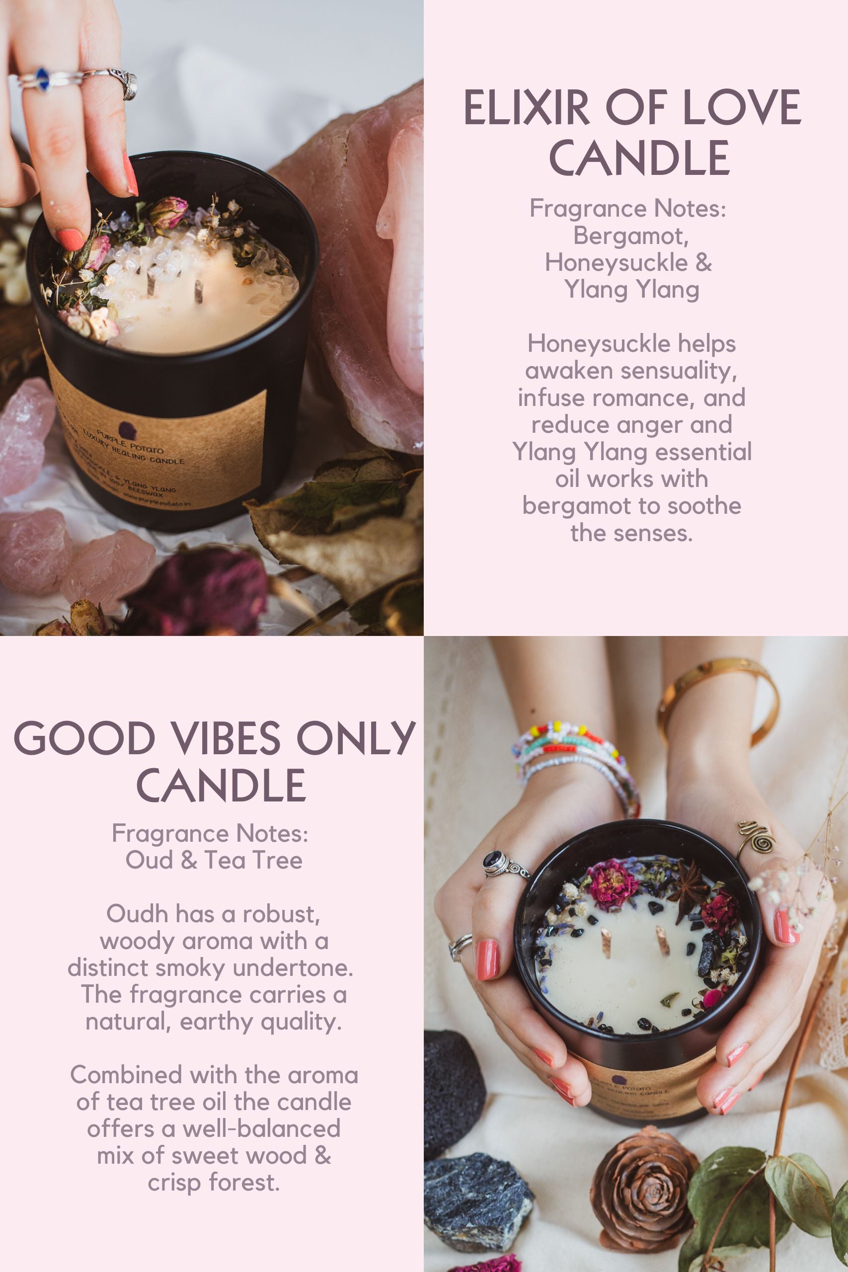 Heart Protection Healing Candles Bundle