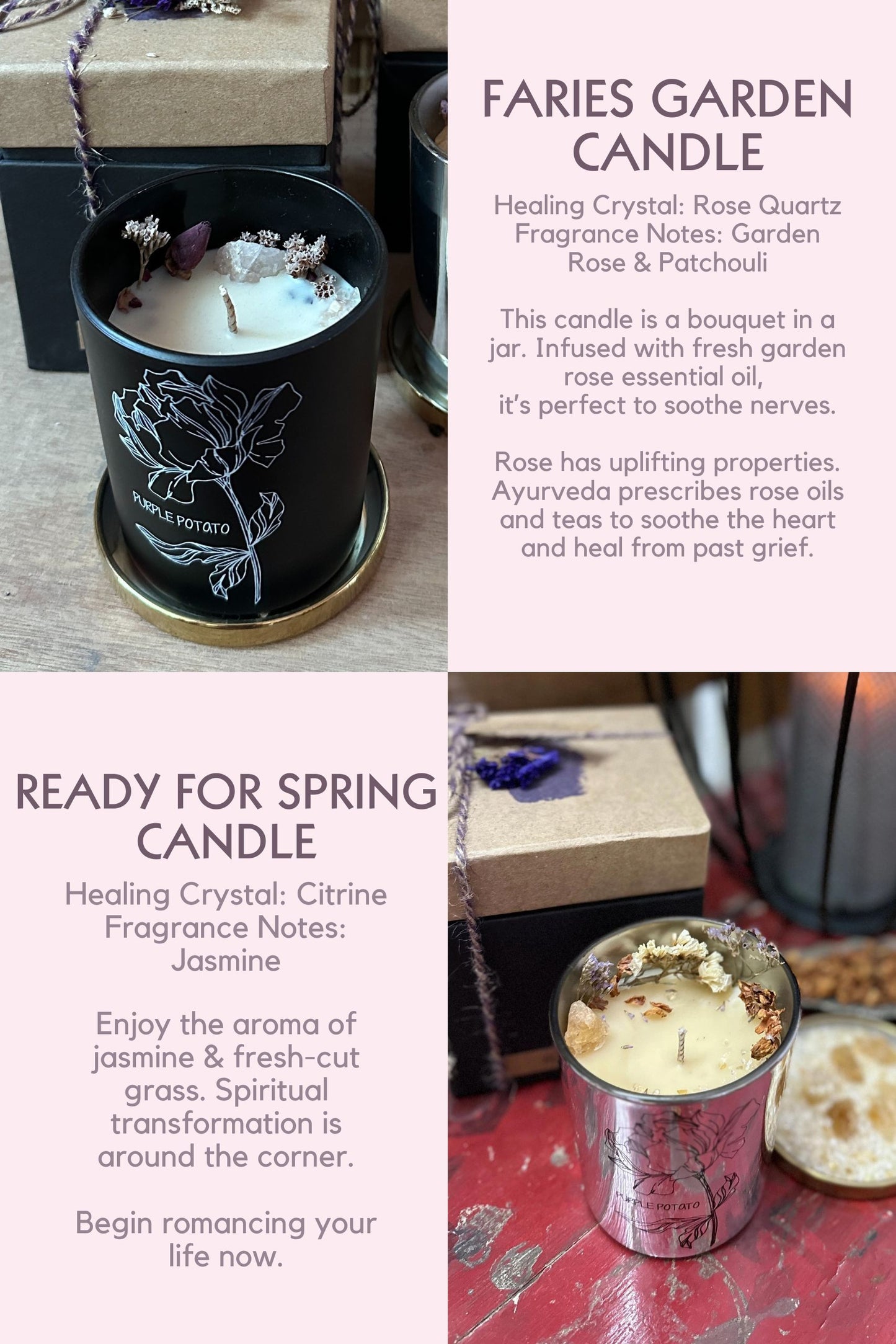 Love & Light Healing Candles Bundle