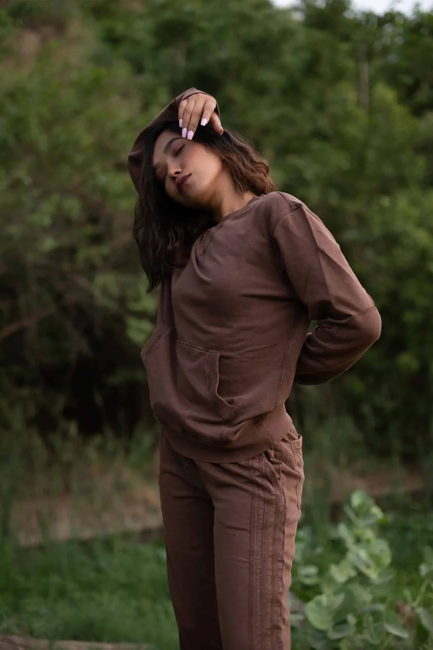 Chamomile Sweatshirt (Cocoa) - PURPLE POTATO