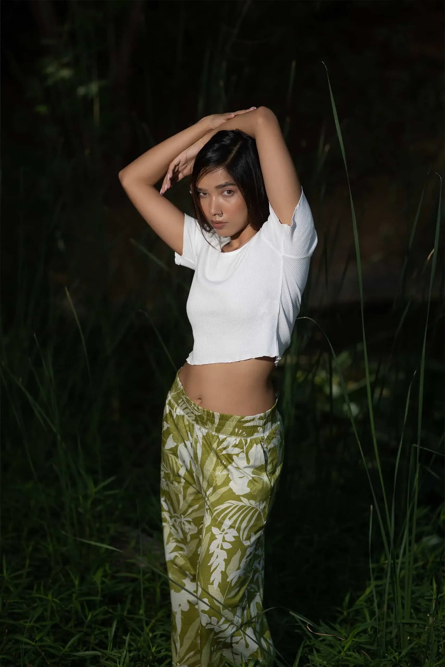 Candytuft Top (Ivory) - PURPLE POTATO