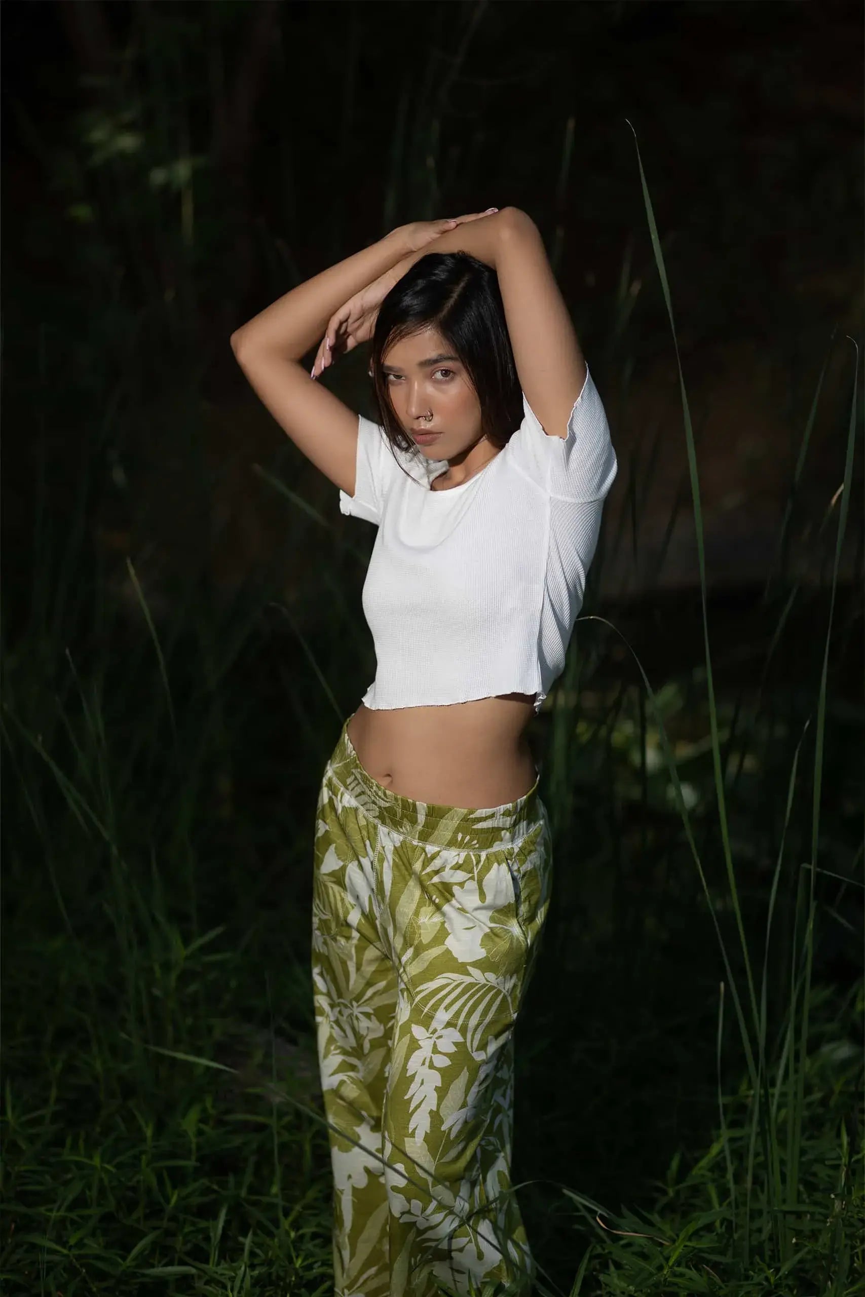 Candytuft Top (Ivory) - PURPLE POTATO