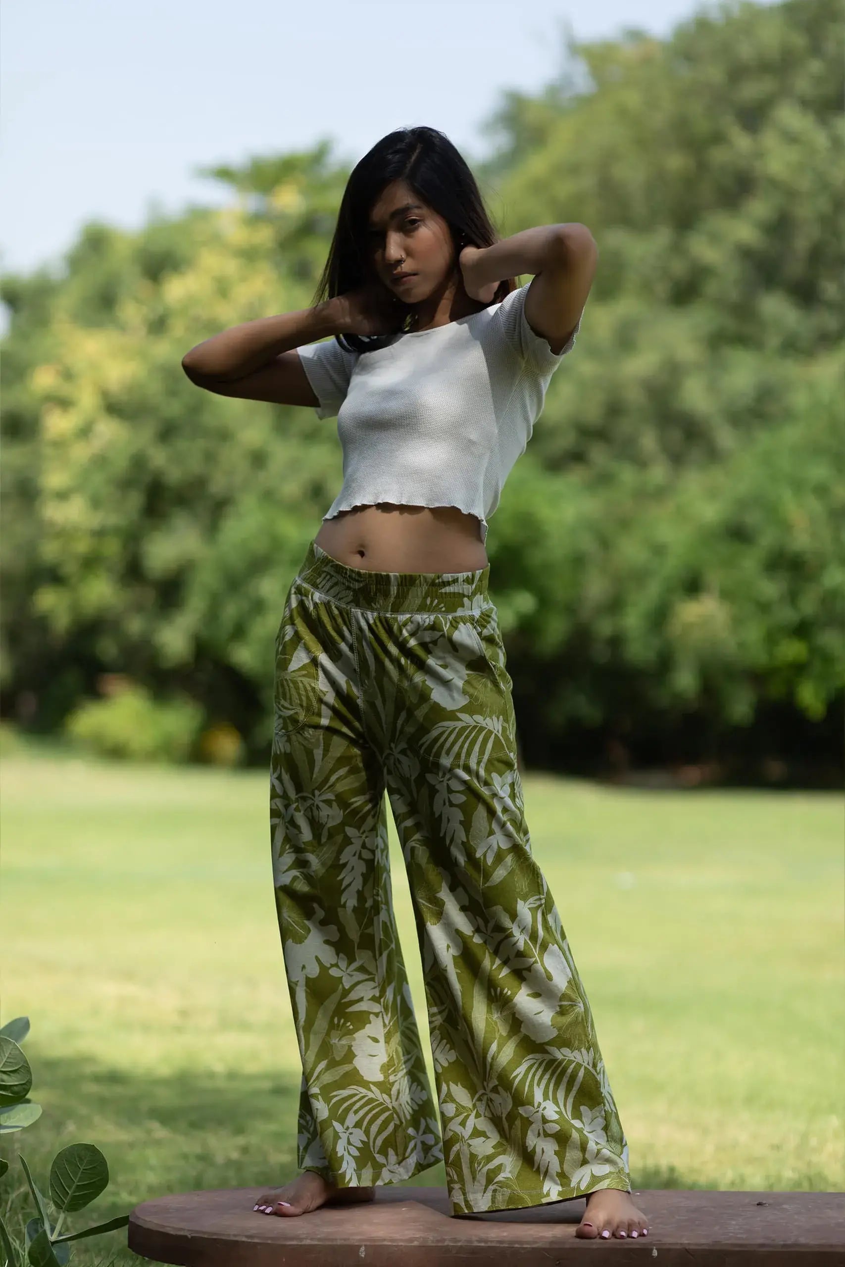 Candytuft Top (Ivory) - PURPLE POTATO