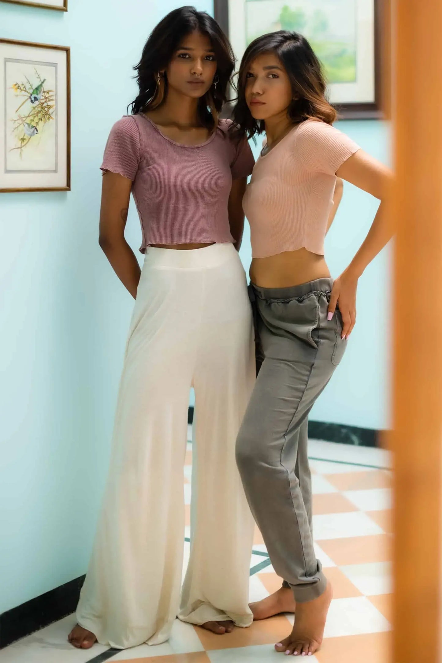 Candytuft Top (Ivory) - PURPLE POTATO