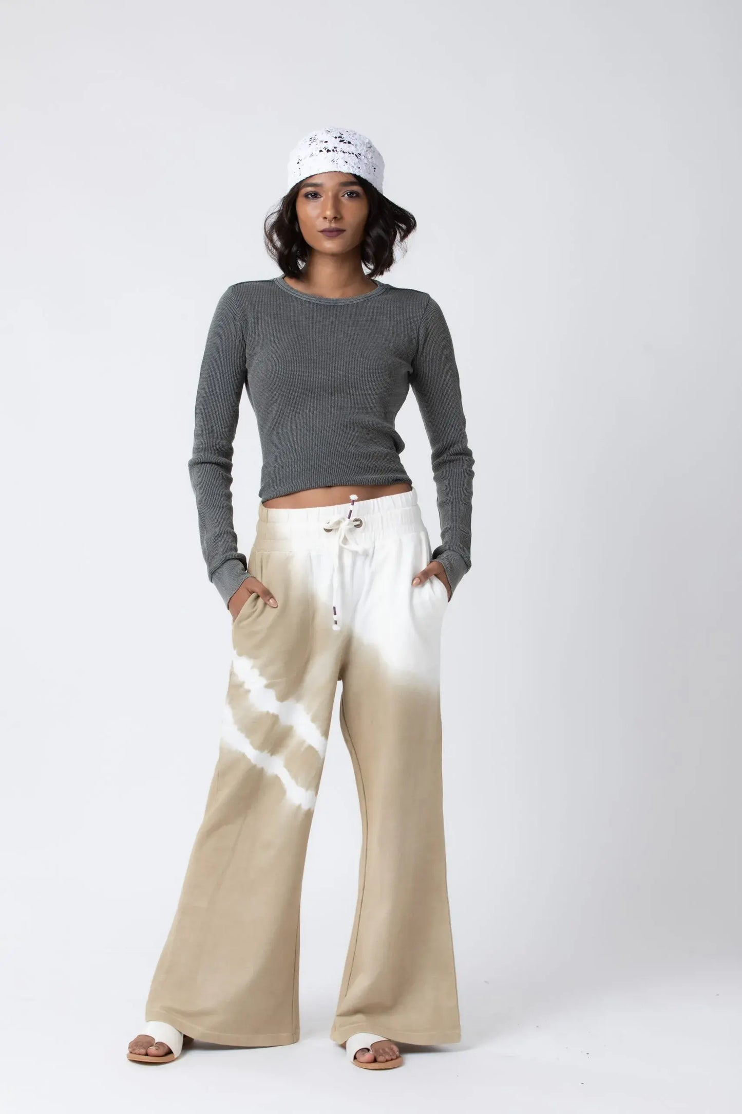 Cherry Blossom Pants (Henna) - PURPLE POTATO