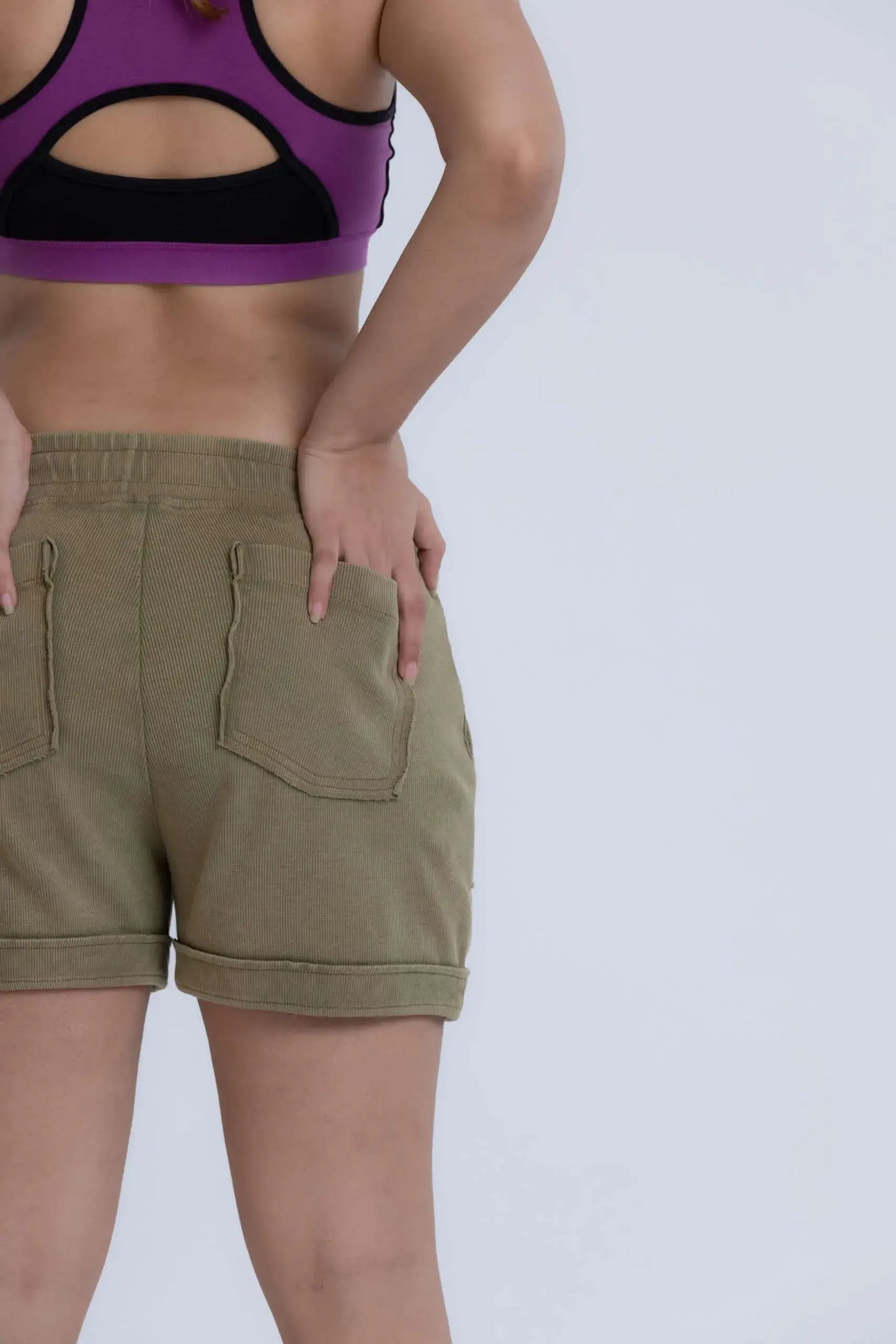 Clover Antique Shorts (Henna) - PURPLE POTATO