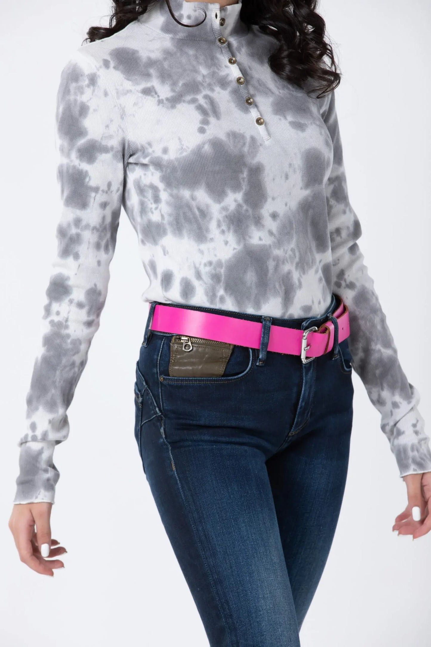 Daffodil Top (Grey) - PURPLE POTATO