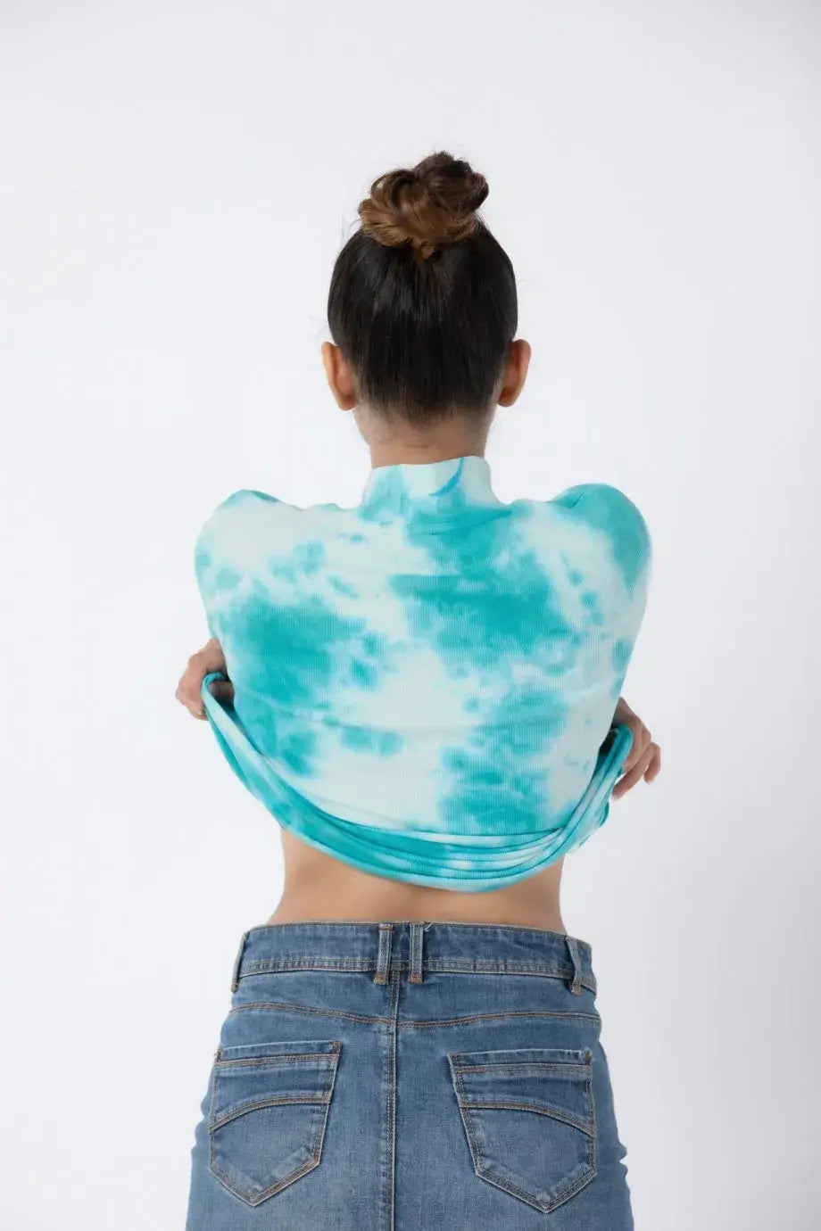 Daffodil Top (Teal) - PURPLE POTATO