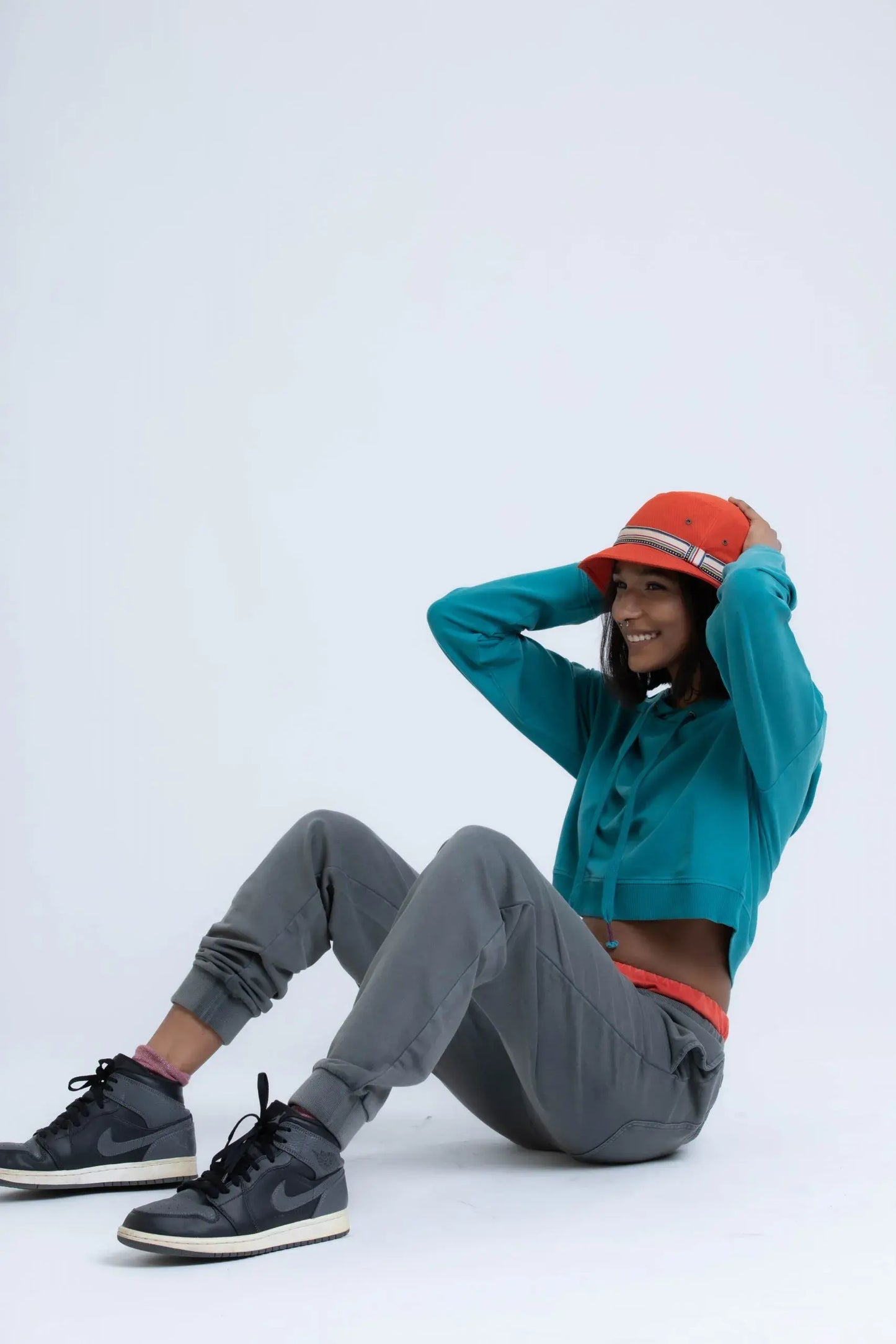 Forget Me Not Joggers (Grey) - PURPLE POTATO
