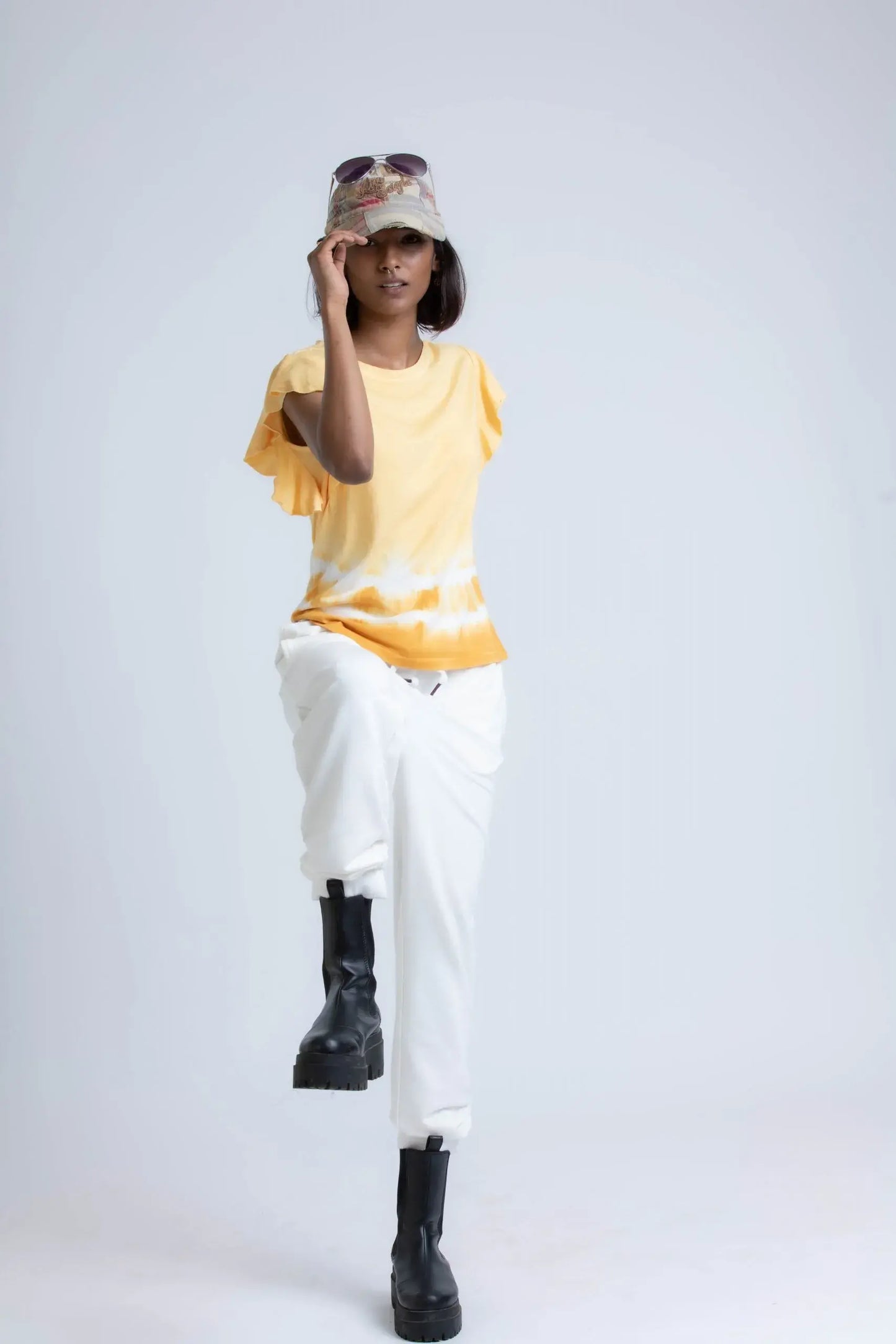 Forget Me Not Joggers (Ivory) - PURPLE POTATO