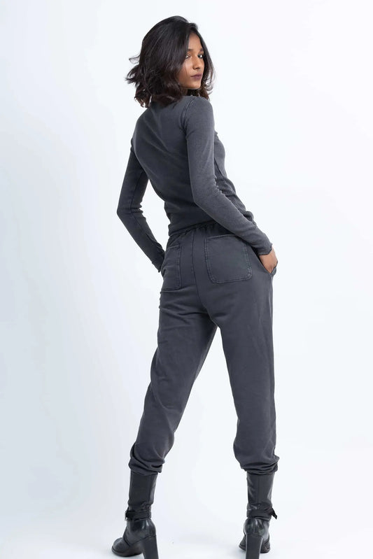 Iris Top (Charcoal) - PURPLE POTATO