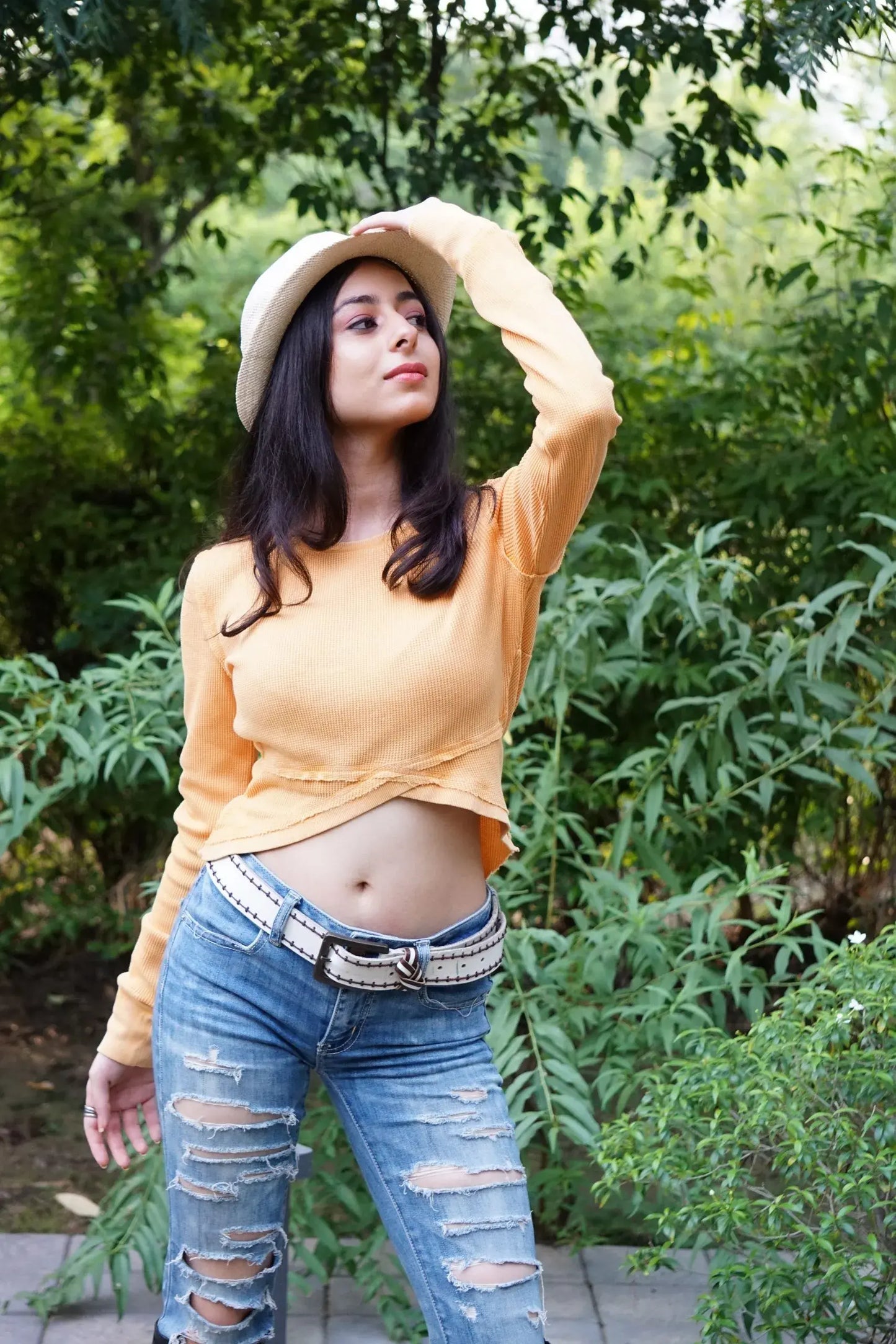 Larkspur Top (Mango) - PURPLE POTATO