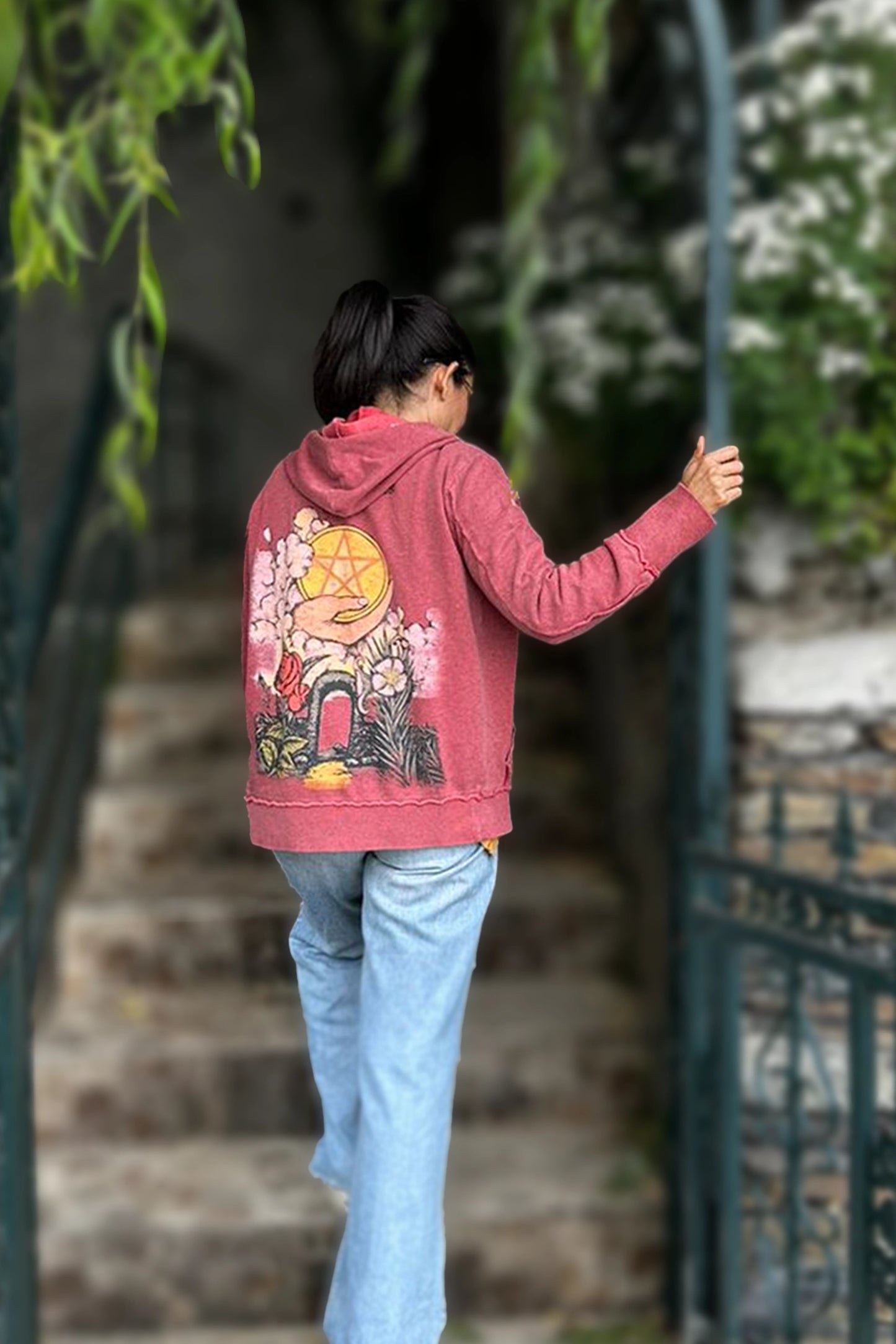 Magnolia Jacket (Ace Of Pentacles Print)