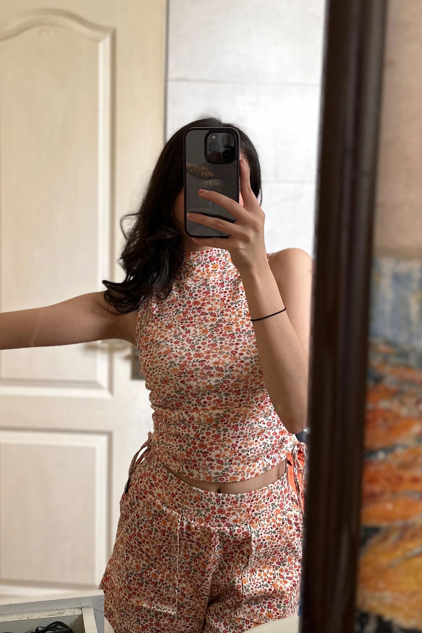 Marigold Top (Ditsy Print)