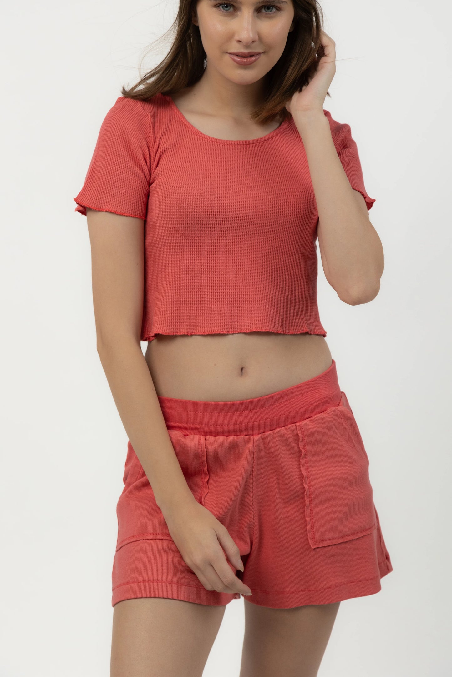 Candytuft Top (Coral)