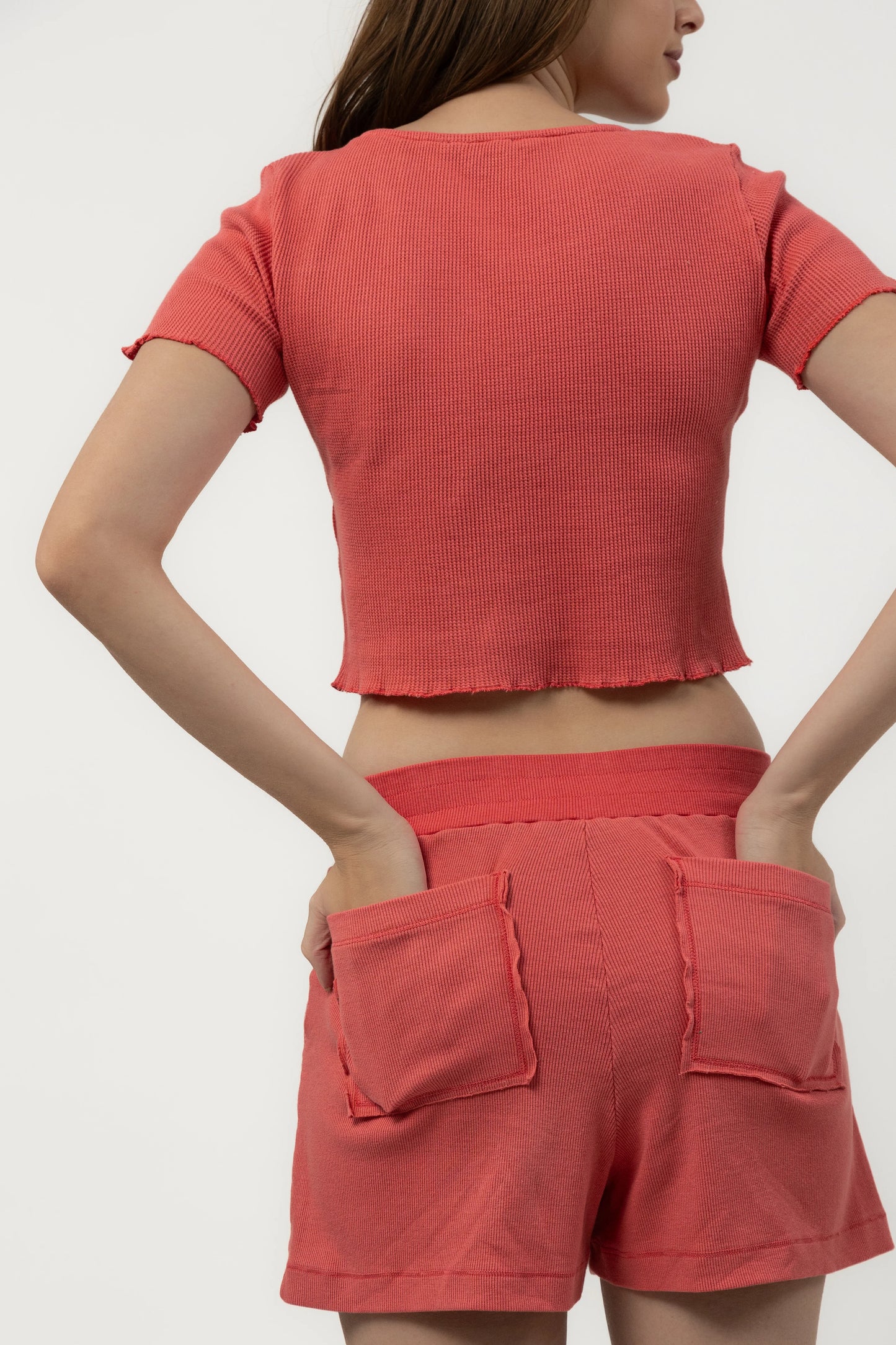 Clover Antique Shorts (Coral)
