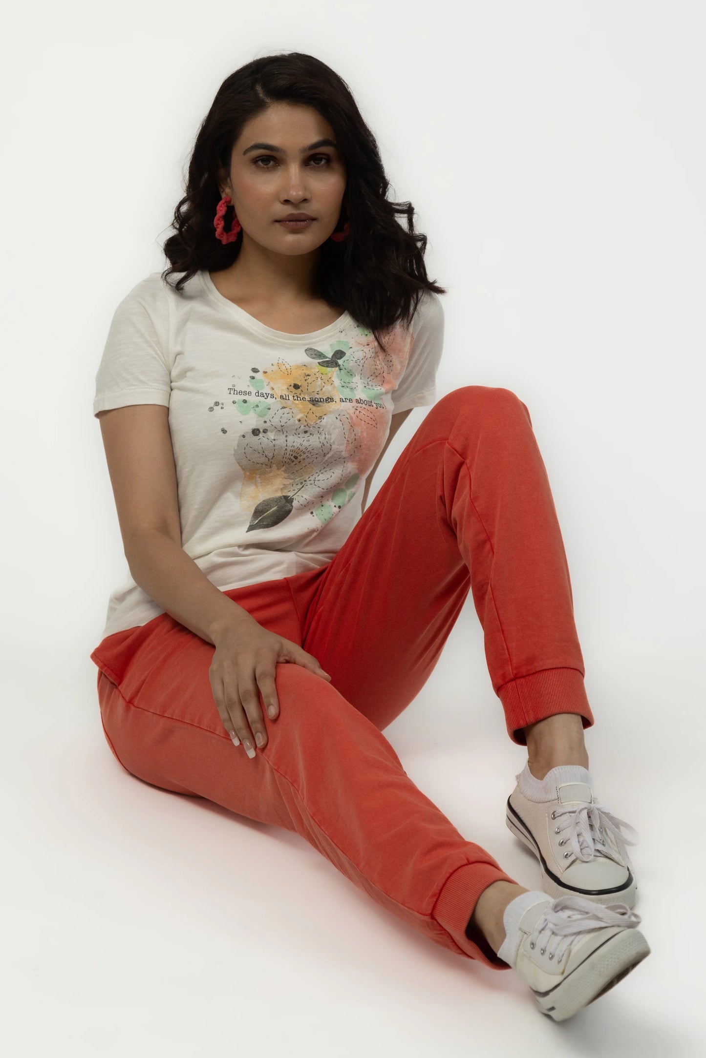 Forget Me Not Joggers (Pepper)