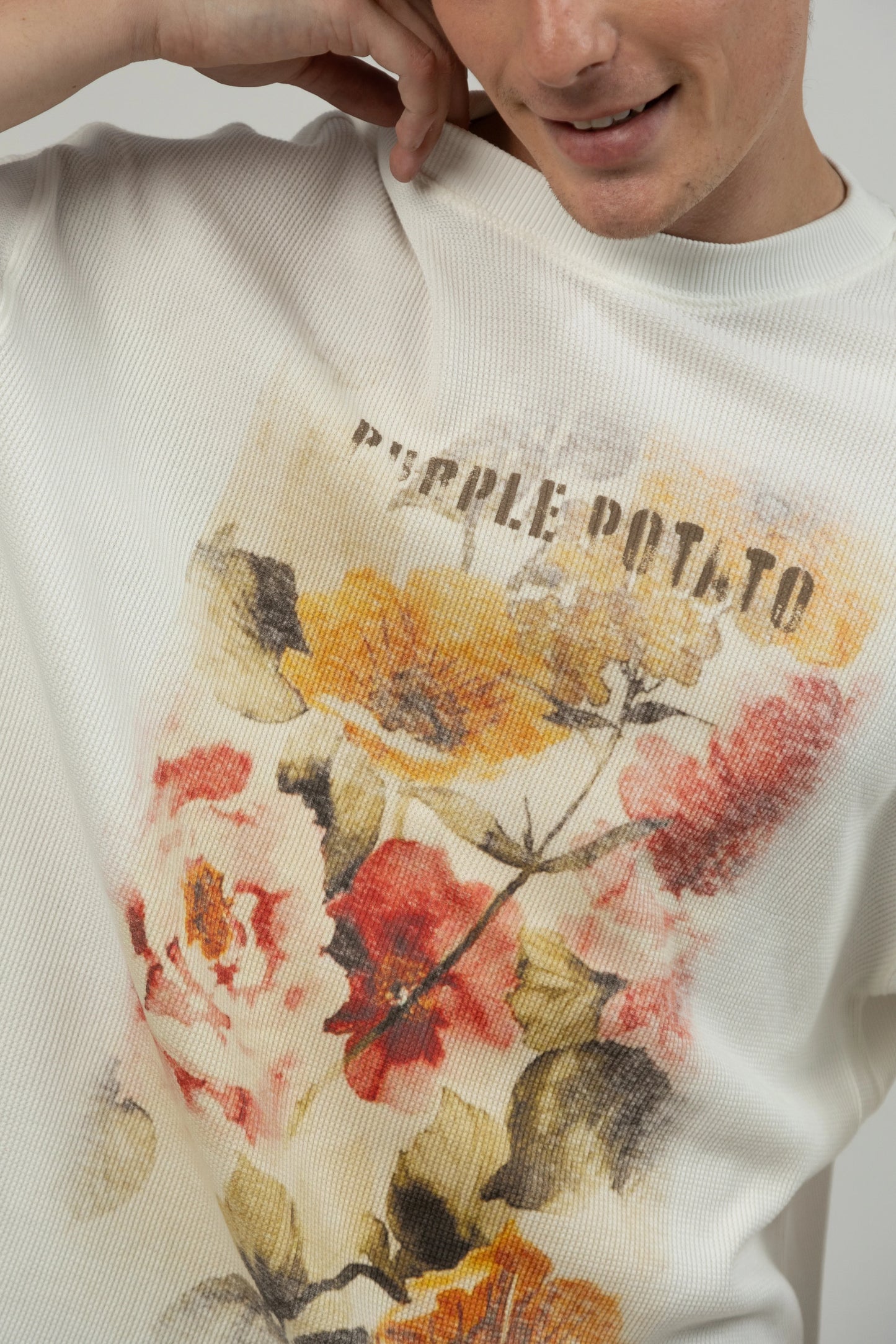 Vintage Floral Waffle Tee