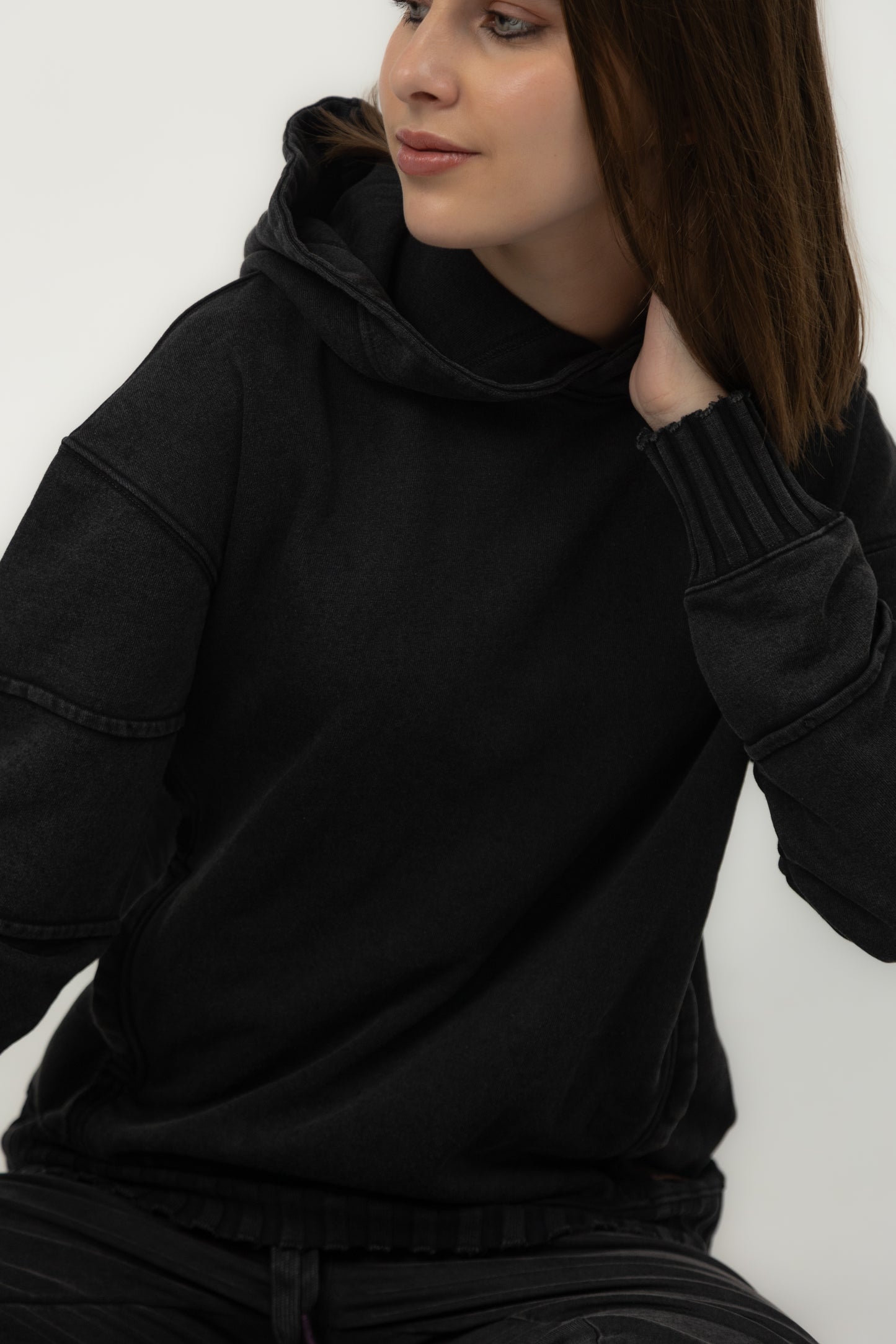 Bamboo Cotton Thick Rib Hoodie