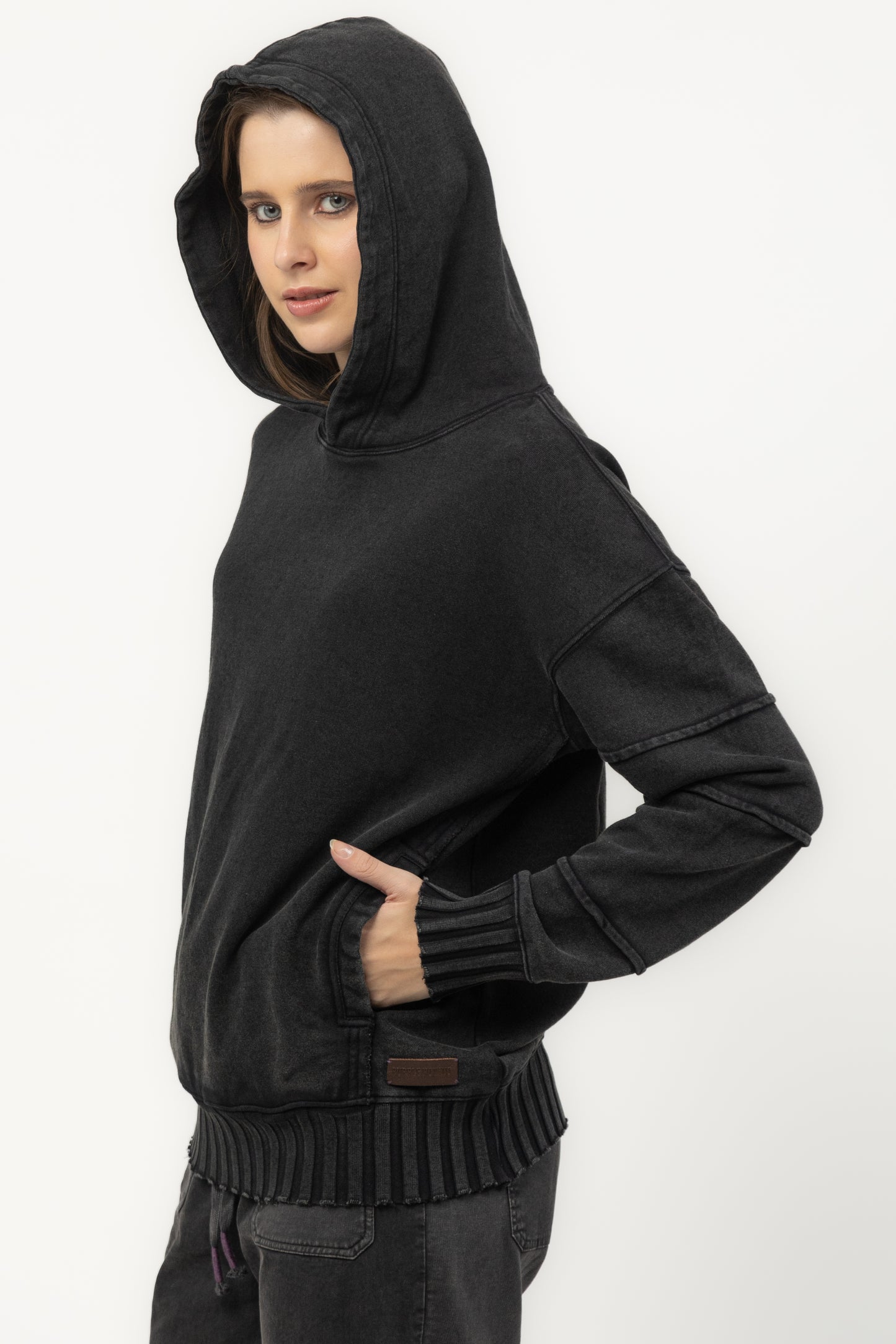 Bamboo Cotton Thick Rib Hoodie