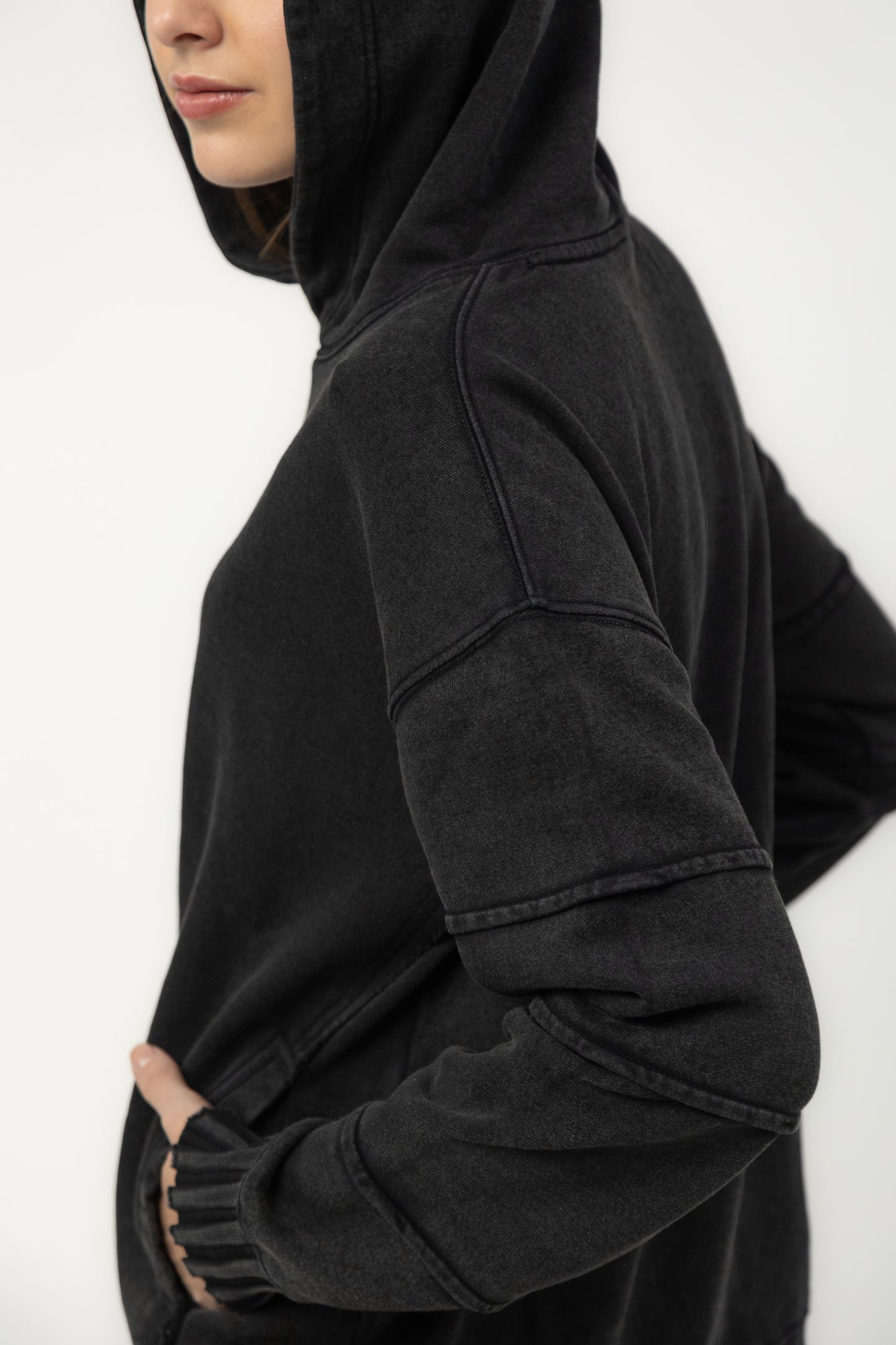 Bamboo Cotton Thick Rib Hoodie
