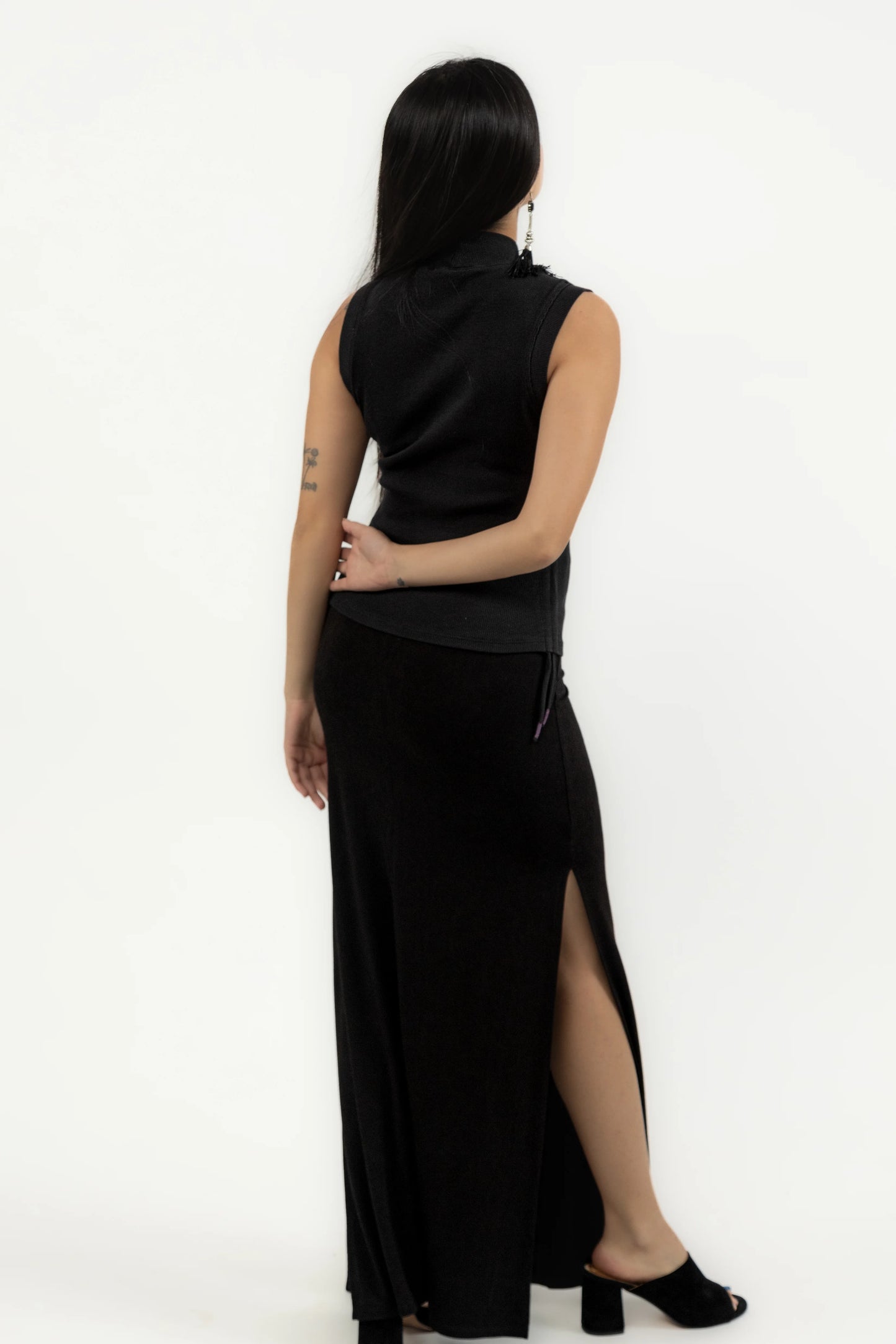 Grace Long Slit Skirt