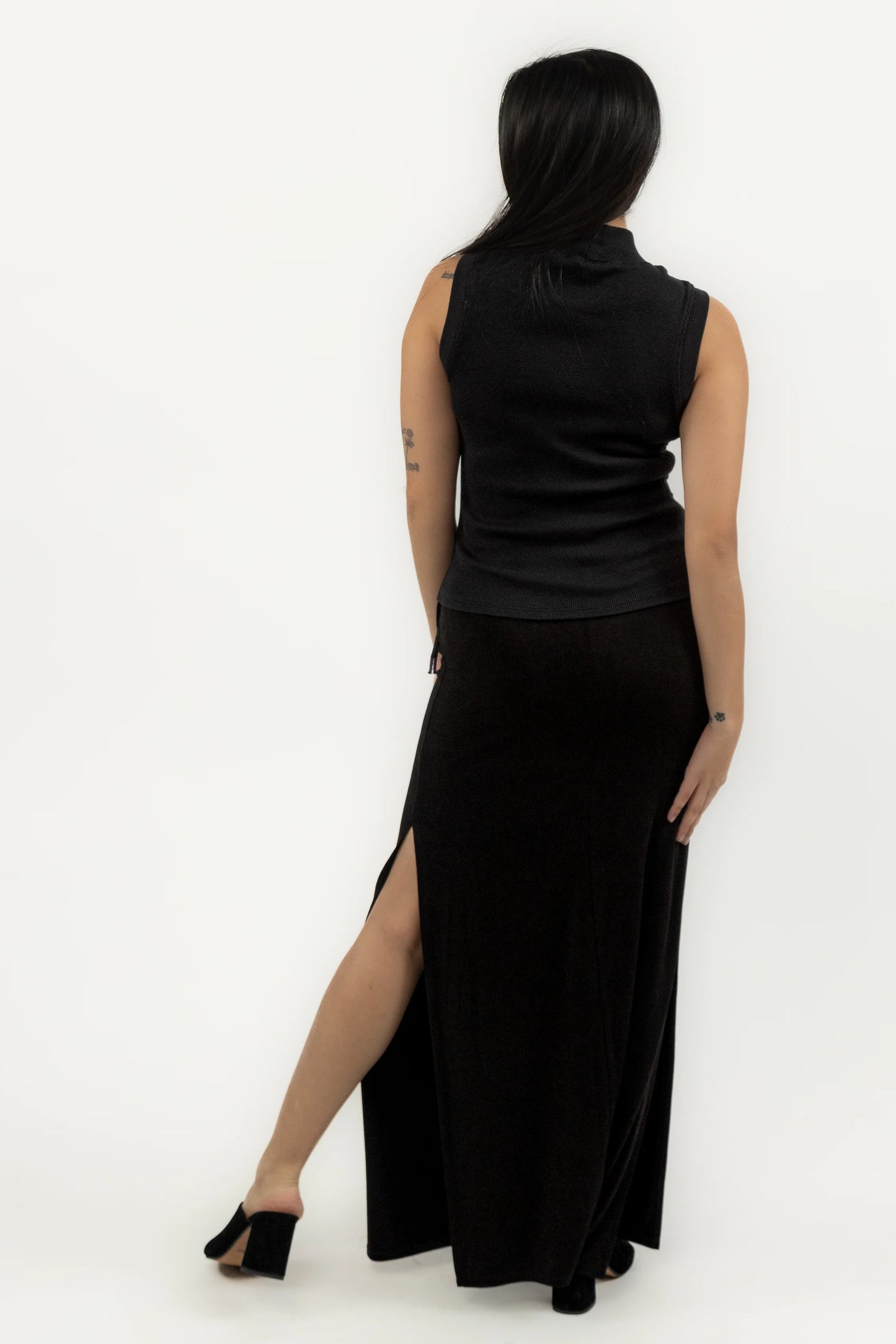 Grace Long Slit Skirt