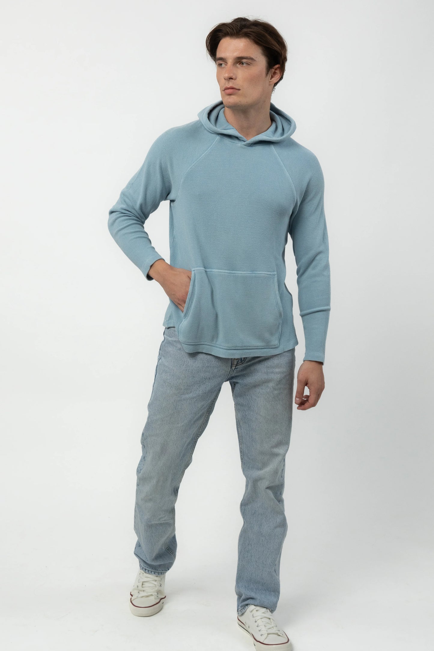 Basic Men's Waffle Hoodie
