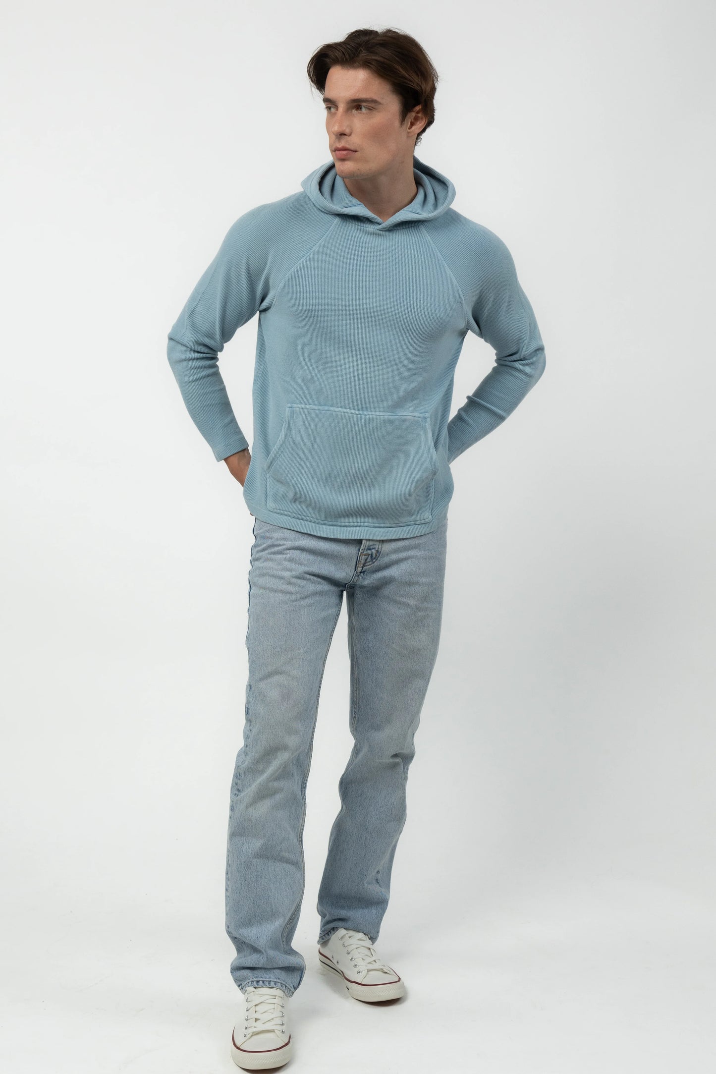 Basic Men's Waffle Hoodie