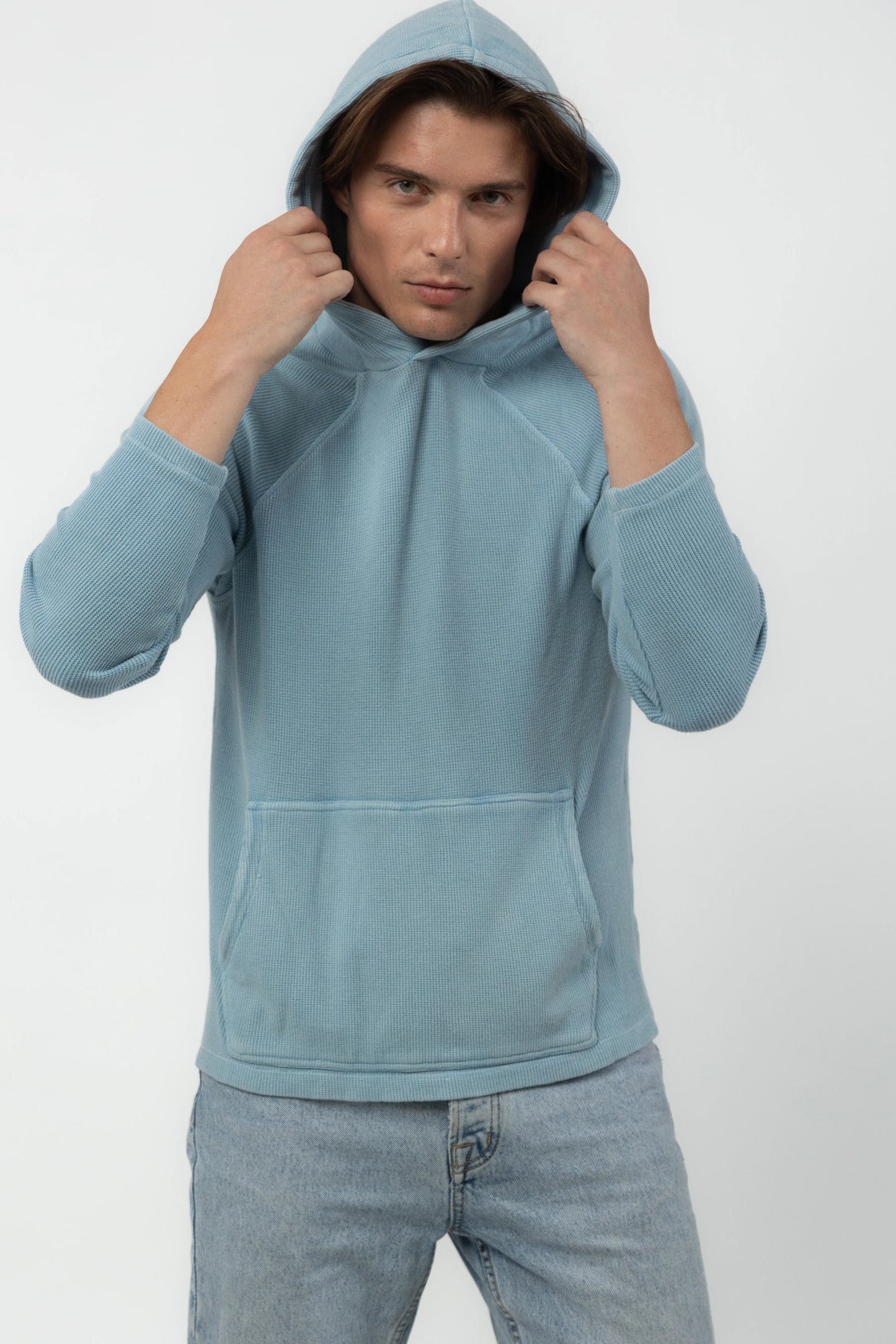 Basic Men's Waffle Hoodie