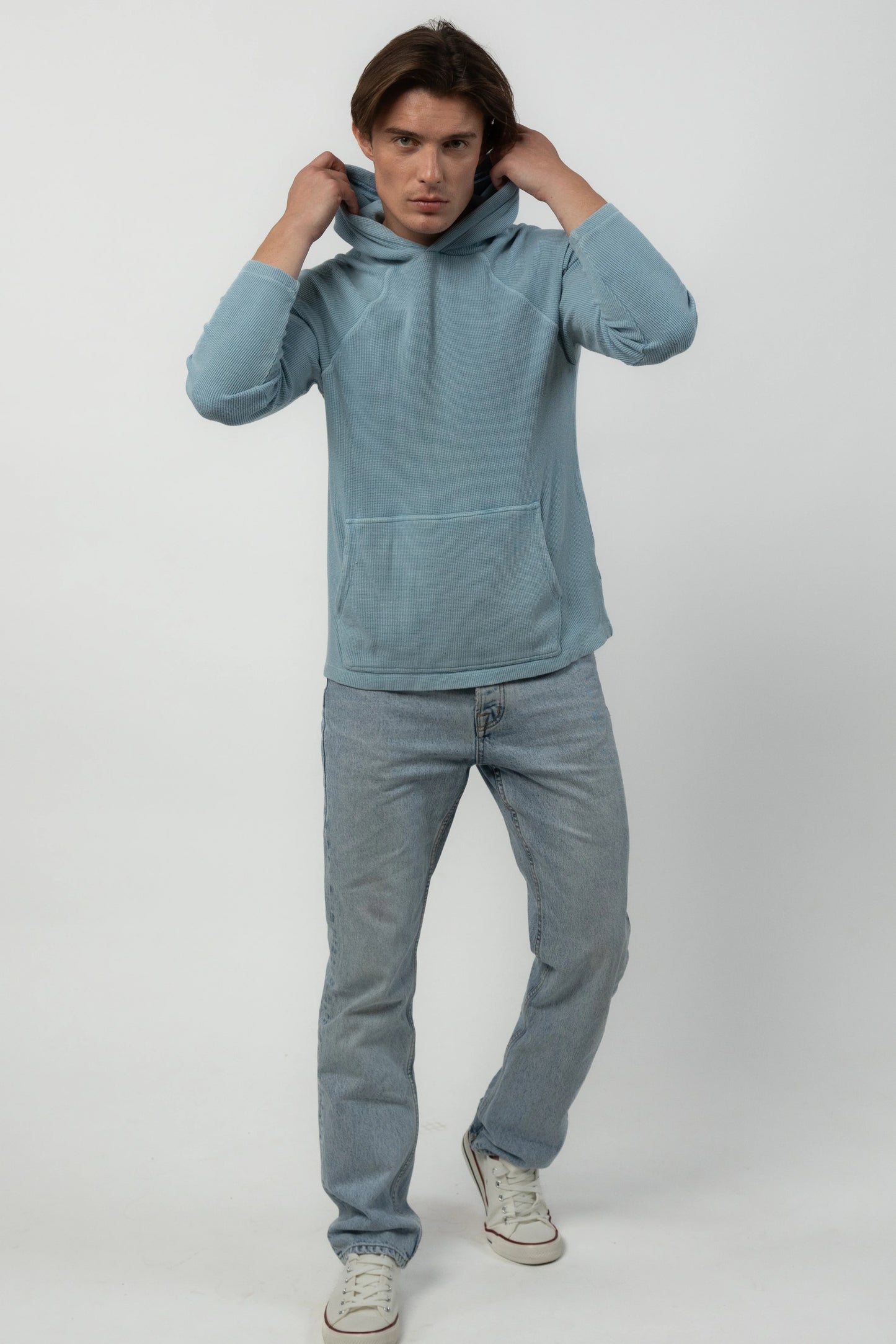 Basic Men's Waffle Hoodie
