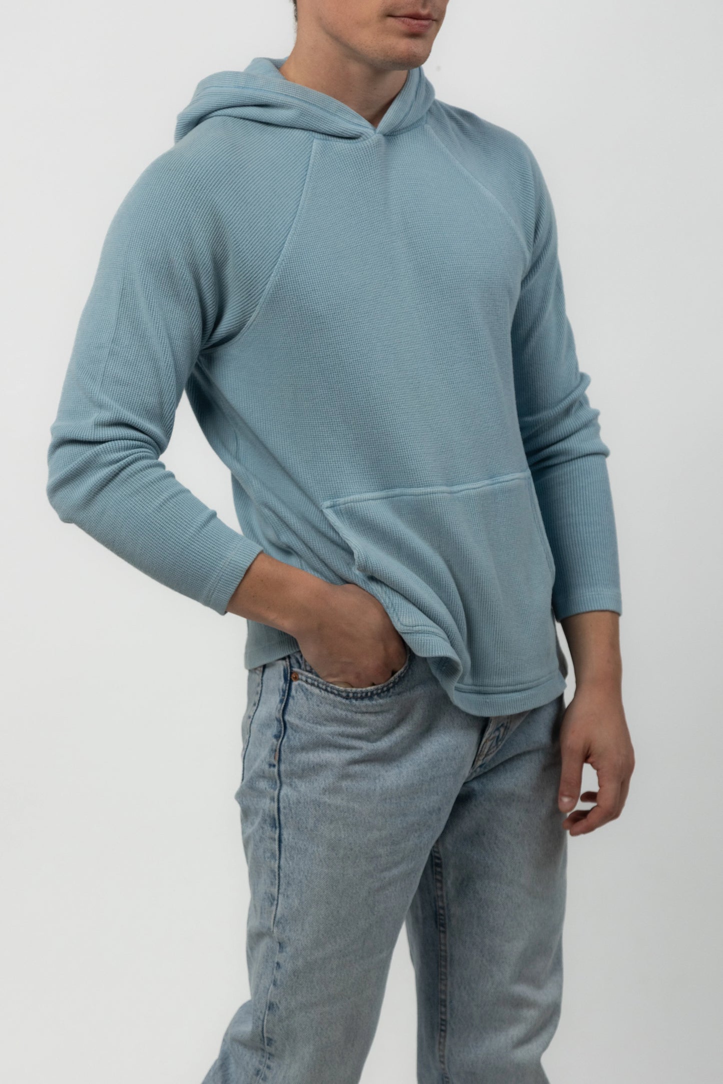 Basic Men's Waffle Hoodie