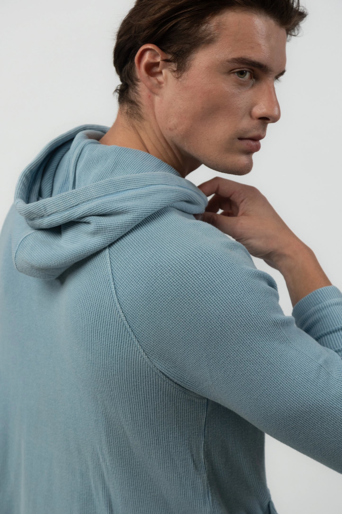 Basic Men's Waffle Hoodie