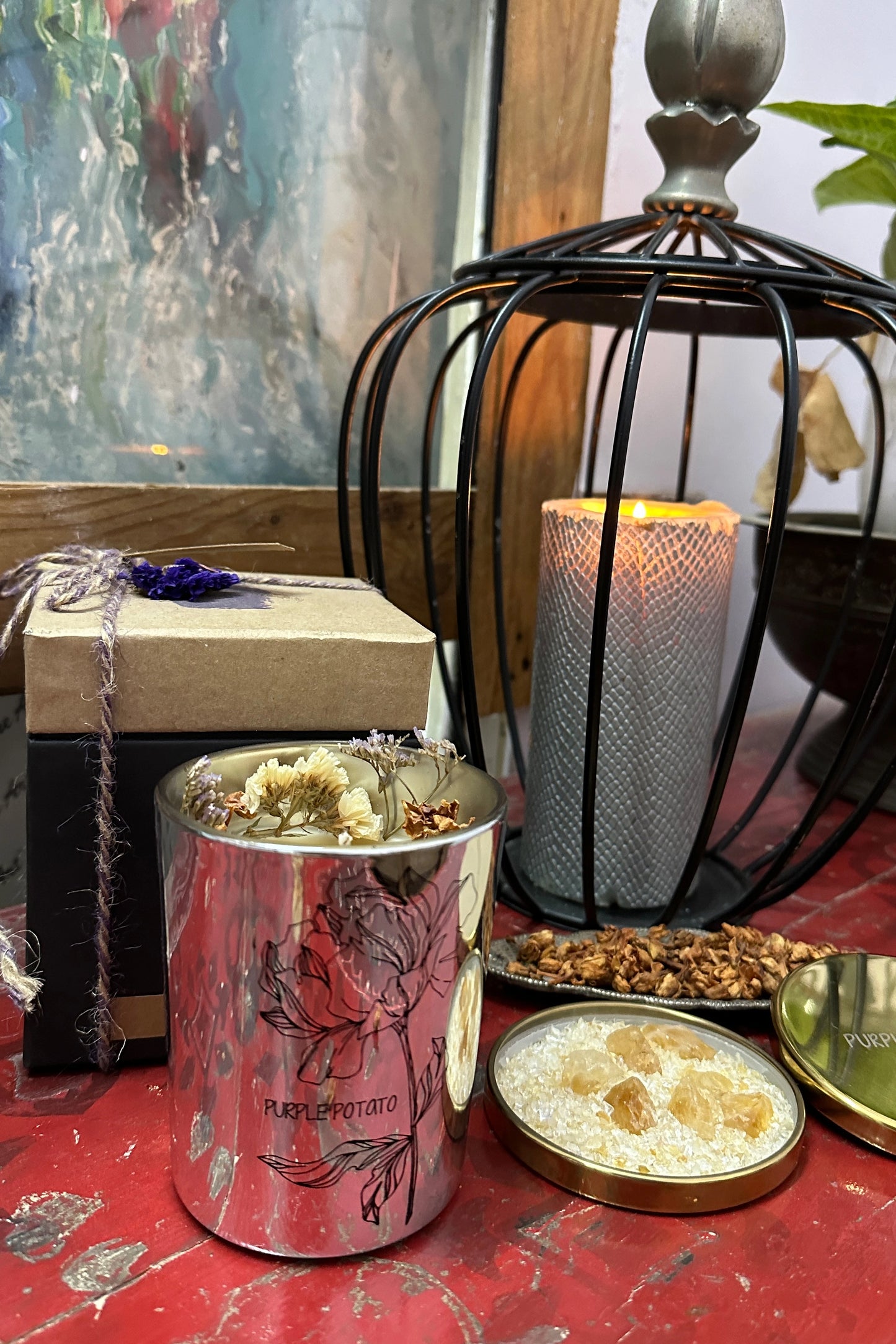 Ready For Spring Citrine Candle