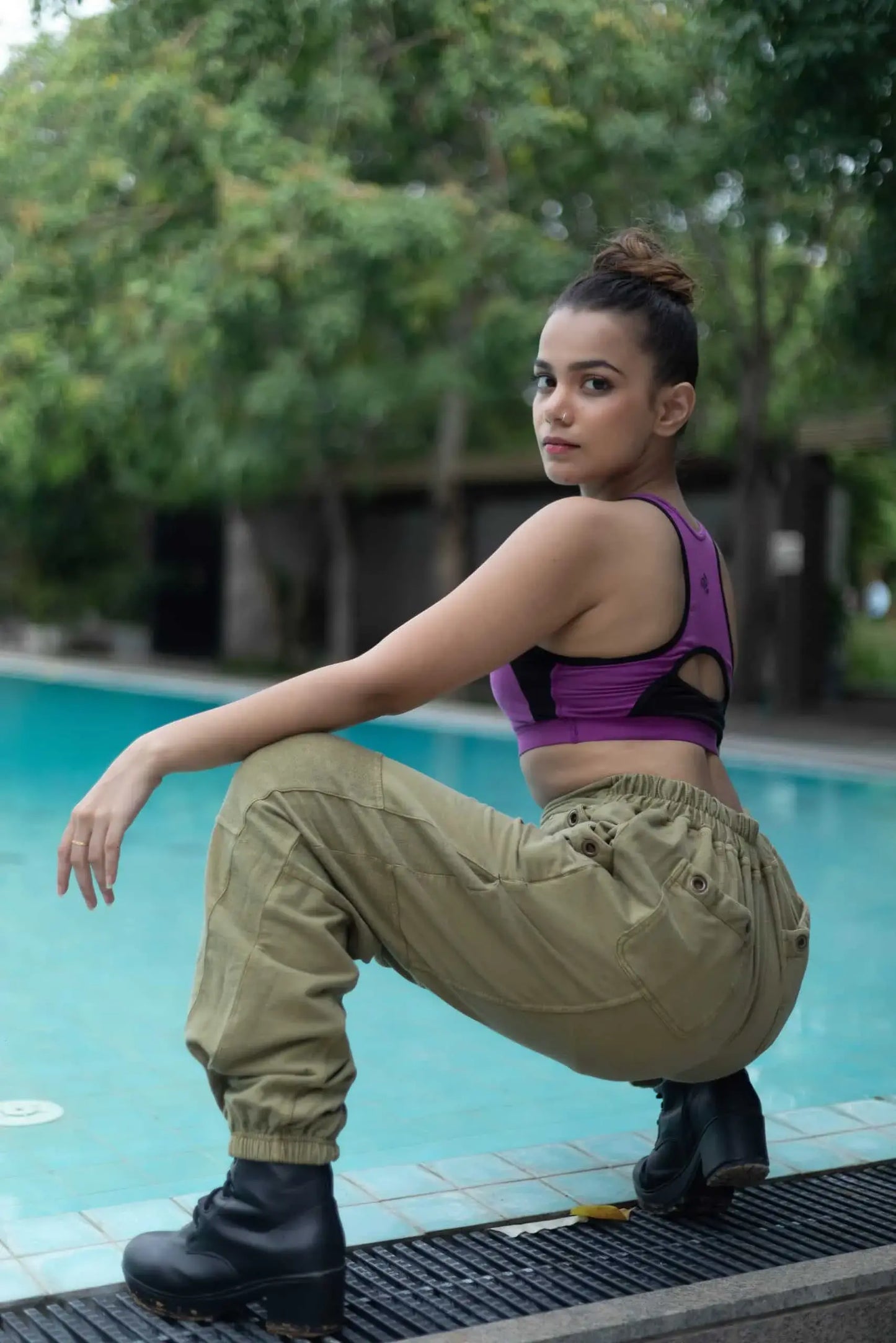 Snapdragon Joggers (Henna) - PURPLE POTATO
