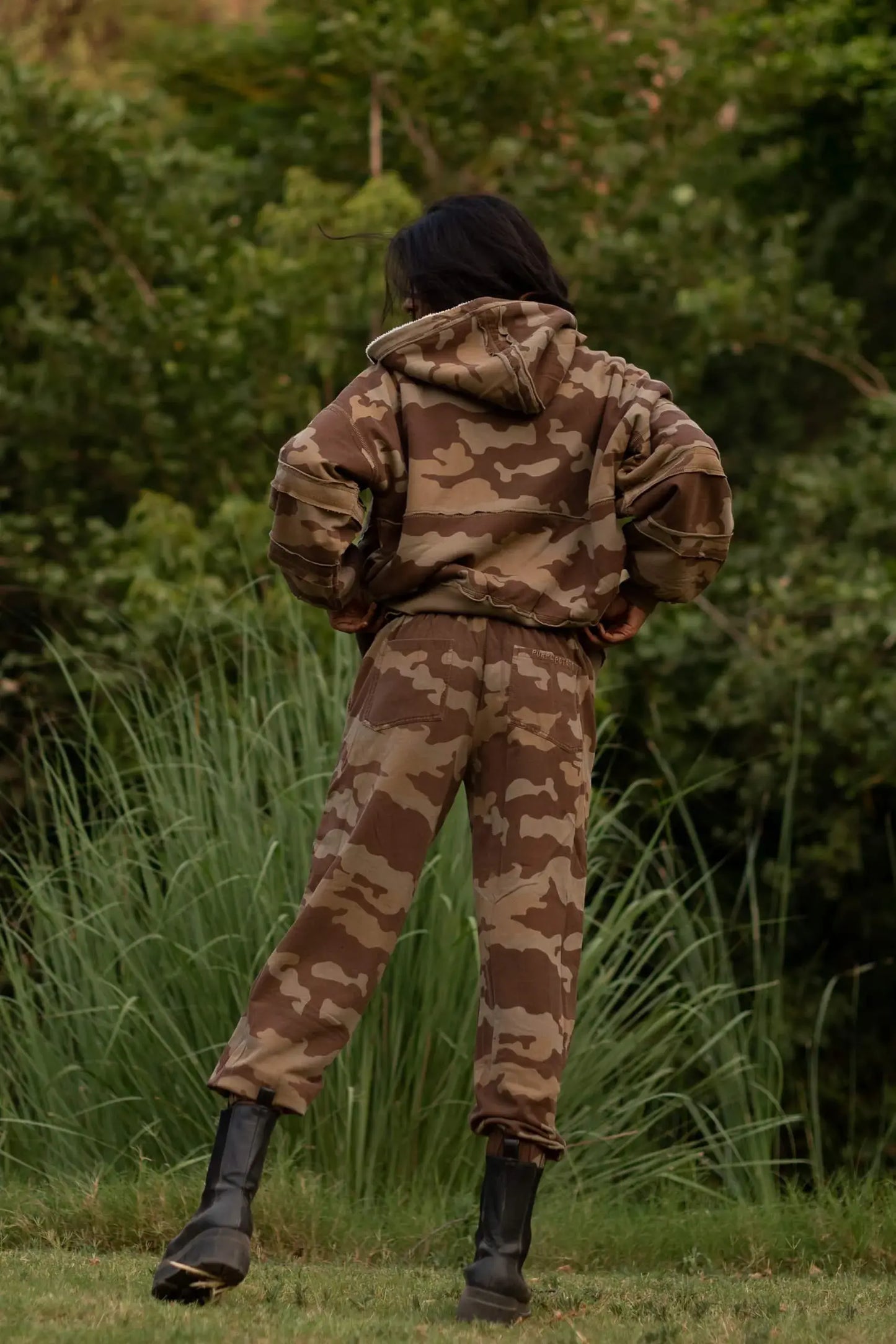 Snowdrop Jogger (Camo Print) - PURPLE POTATO