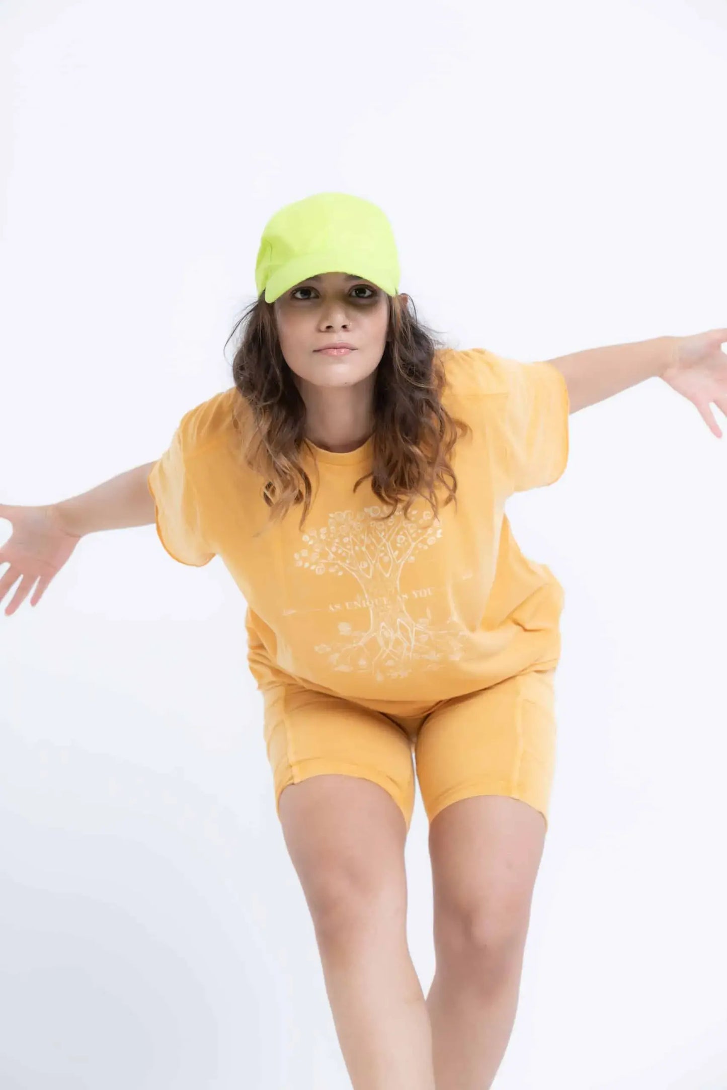 Sunflower Tee (Mango) - PURPLE POTATO