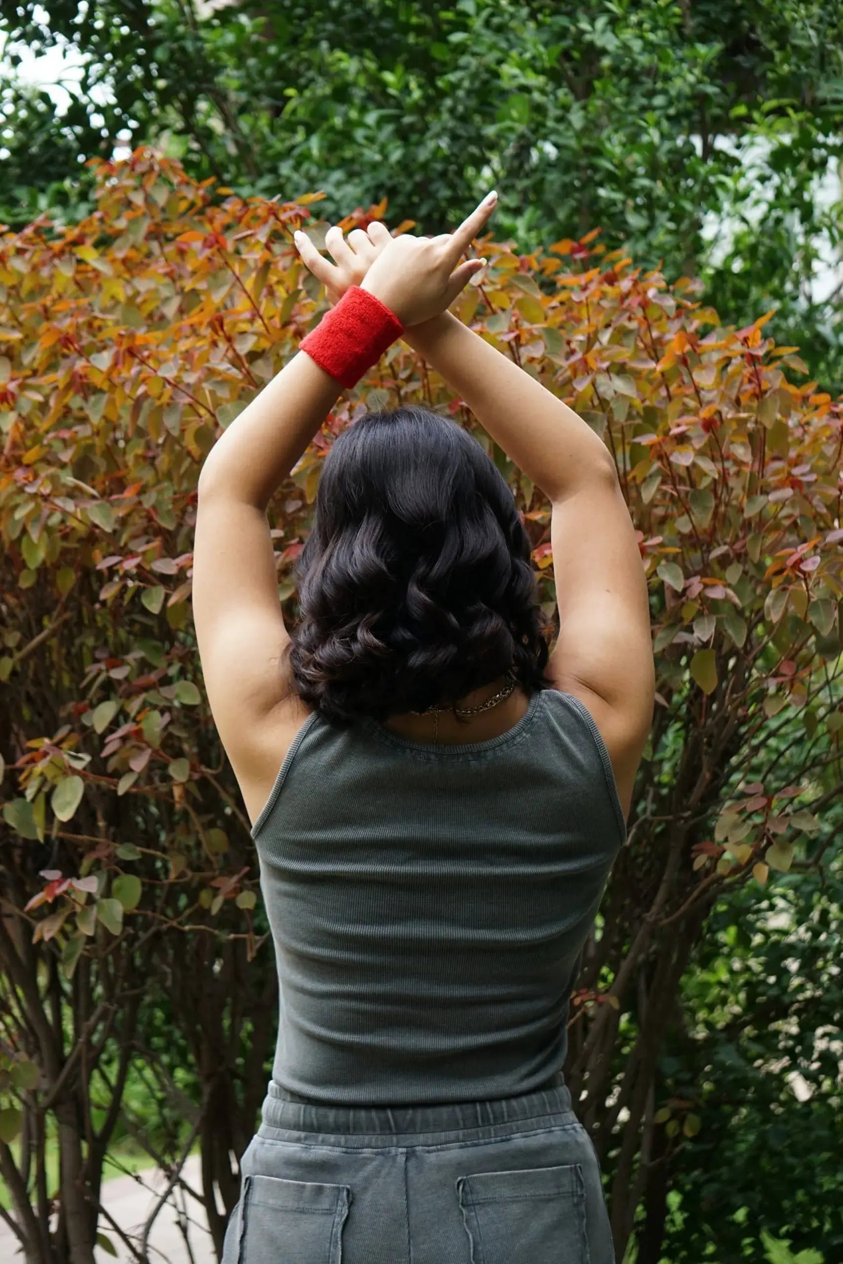 Sweetpea Lacy Tank (Grey) - PURPLE POTATO