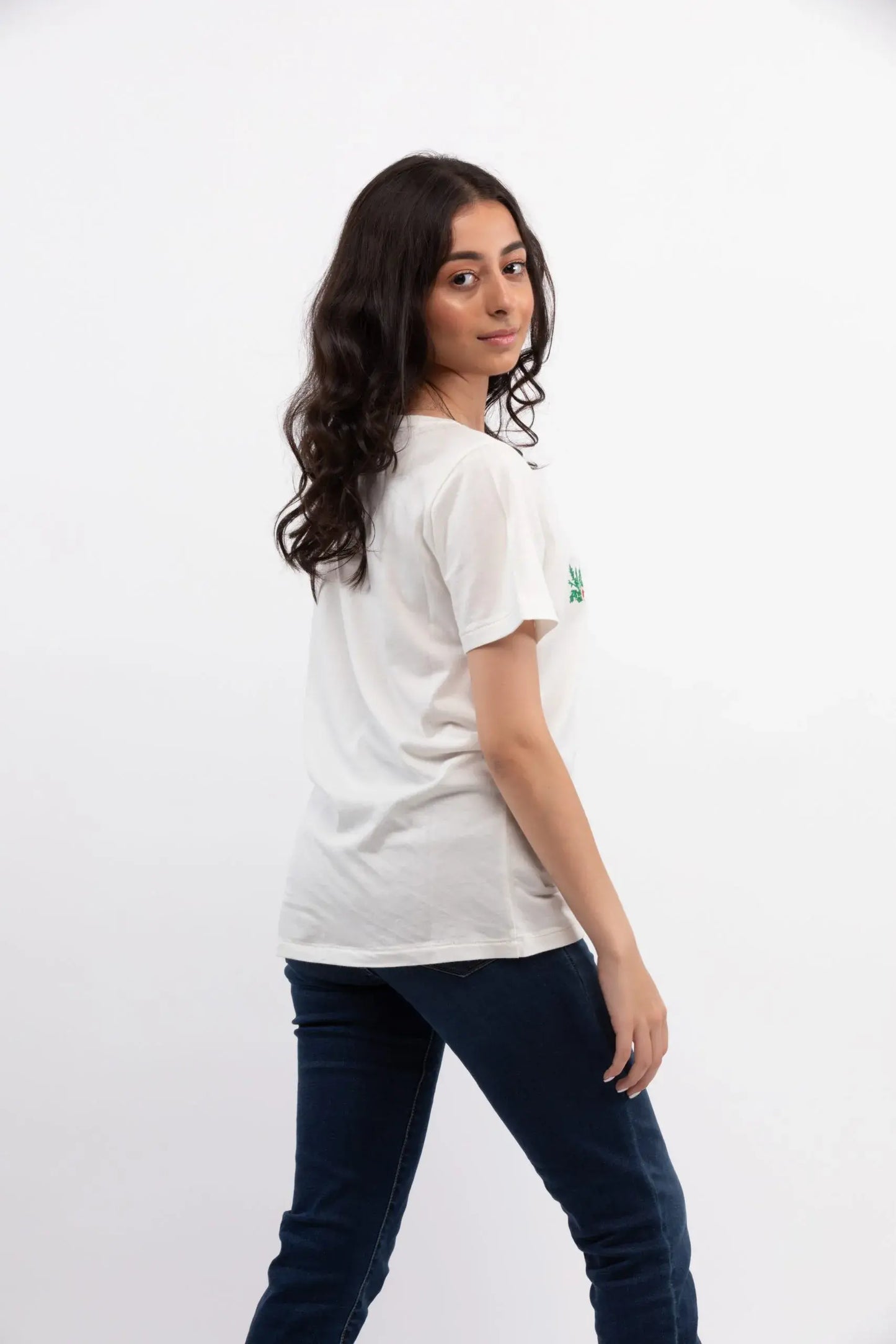 Purple Potato Vine Tee (Ivory) - PURPLE POTATO