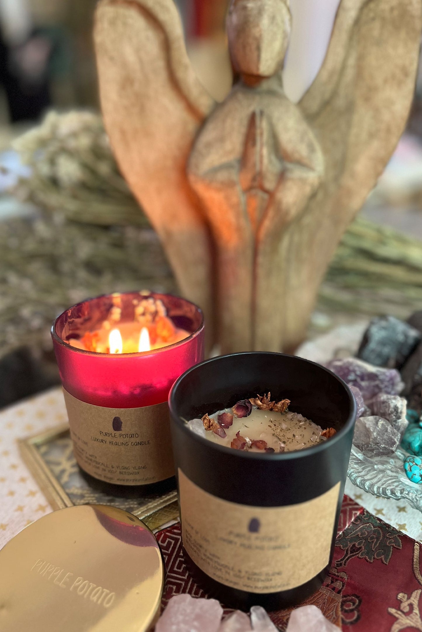 Heart & Protection Healing Candles Bundle