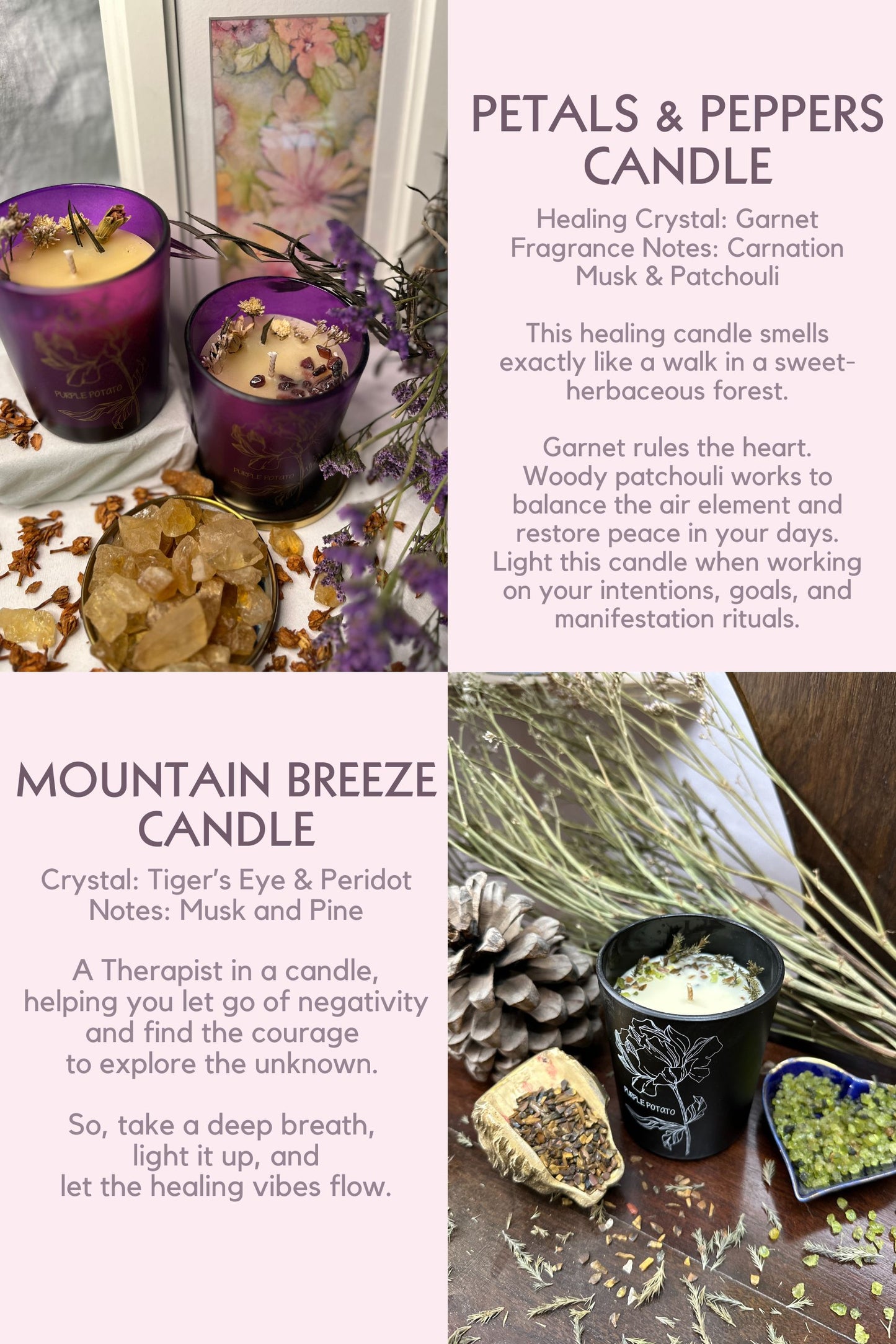 Vitality & Clarity Healing Candles Bundle