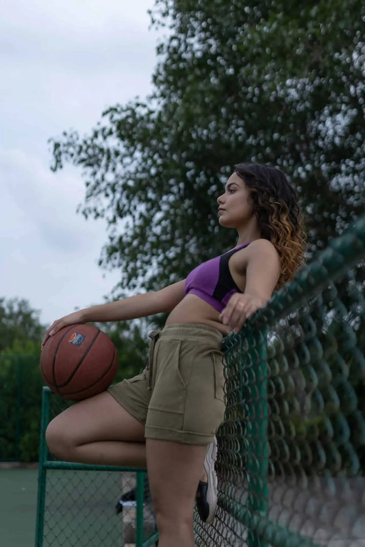 Clover Antique Shorts (Henna) - PURPLE POTATO