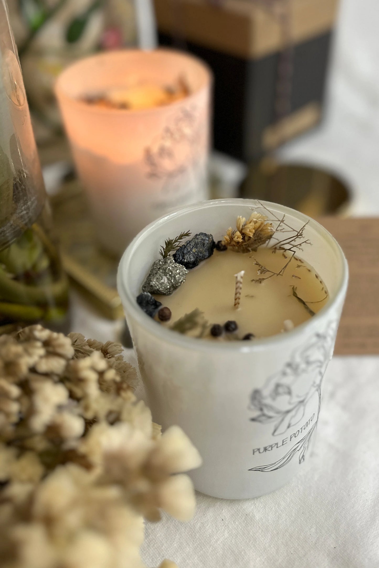 Ikigai Pyrite Abundance Candle