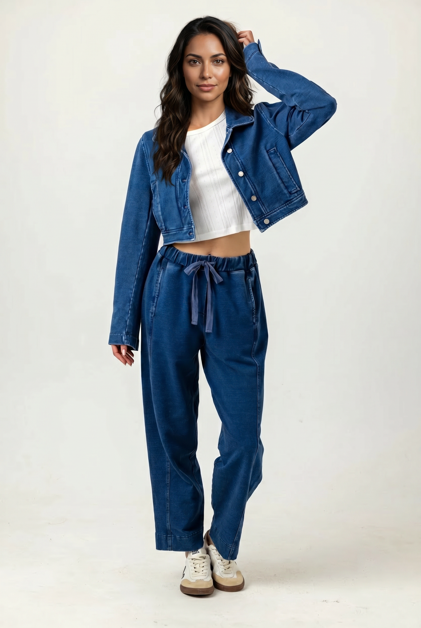The Indigo Iris Jacket (Medium Wash)