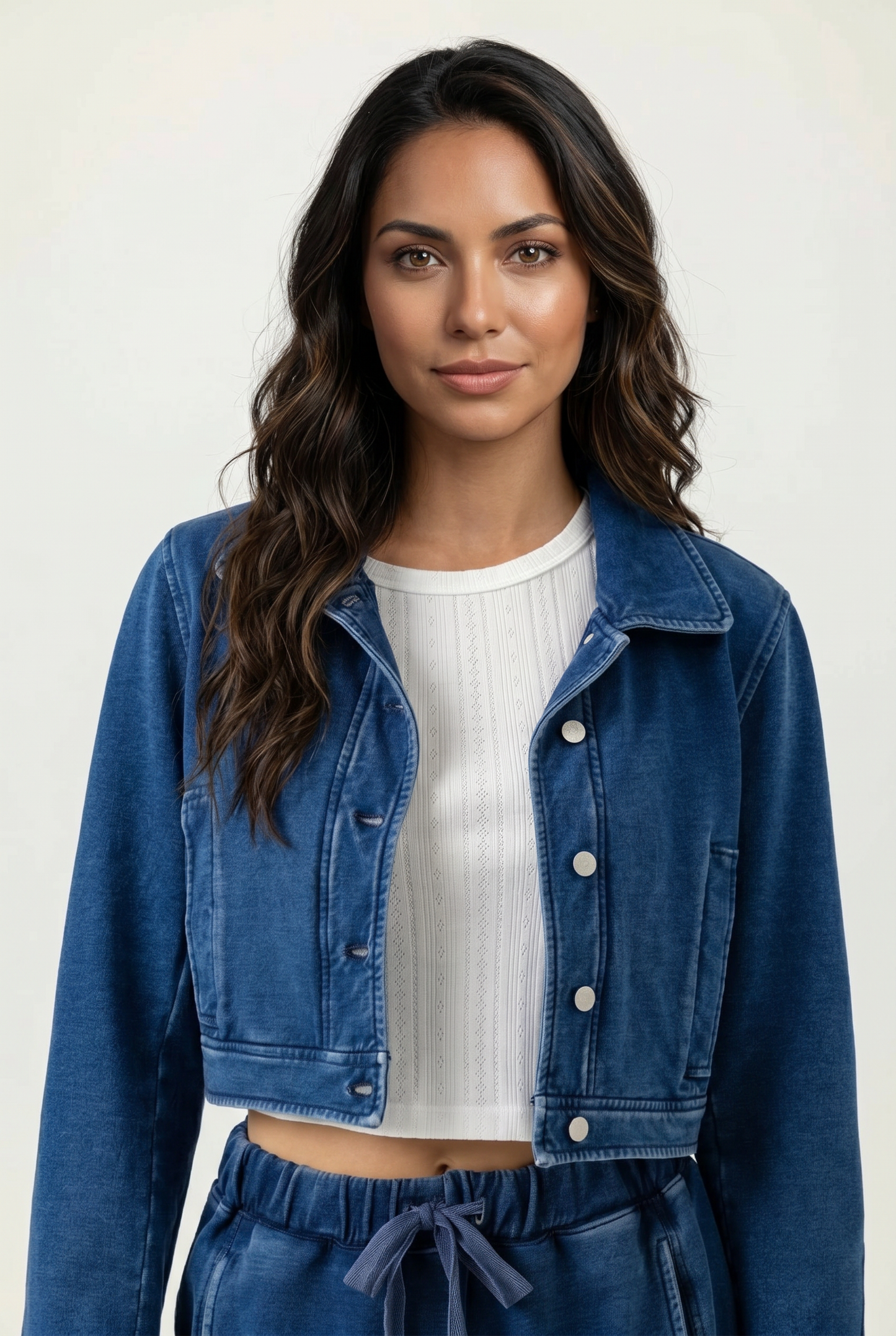 The Indigo Iris Jacket (Medium Wash)