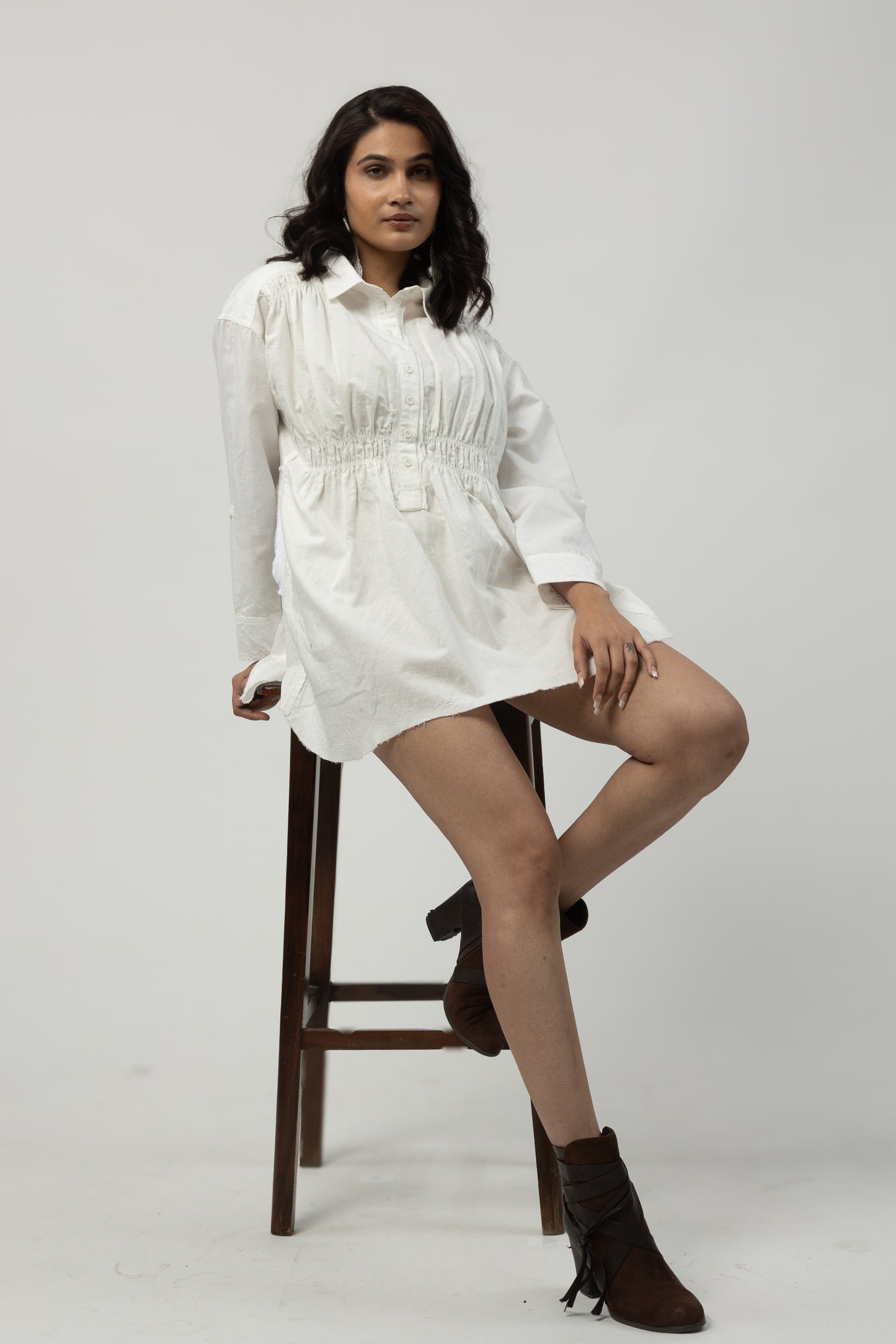 Rosemary Linen Cotton Shirt Dress