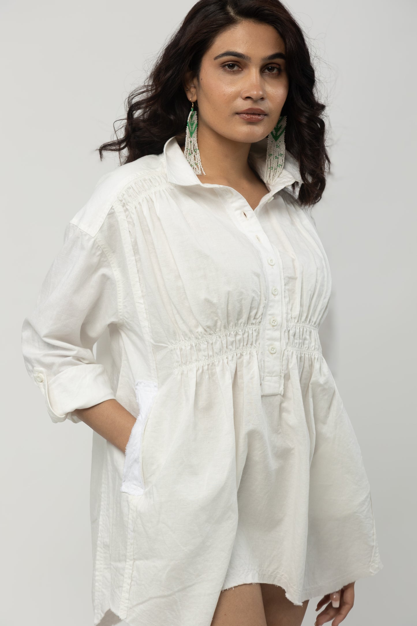 Rosemary Linen Cotton Shirt Dress