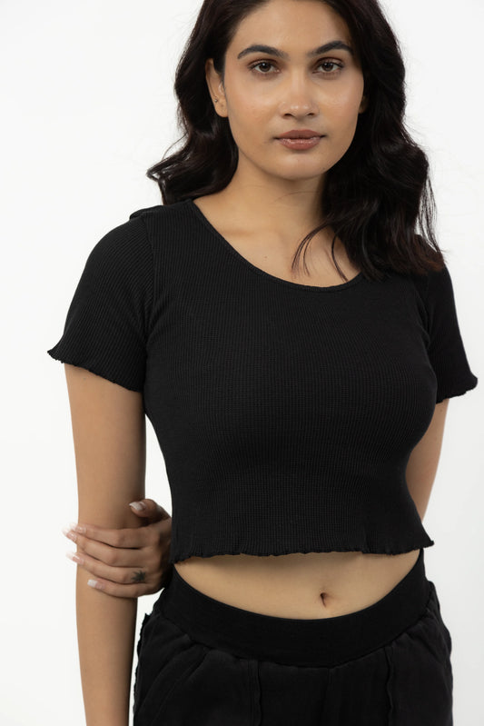 Candytuft Top (Ebony)