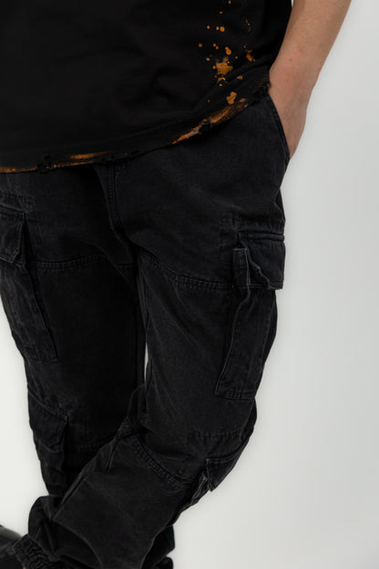 Dark Skies Cargo Canvas Joggers