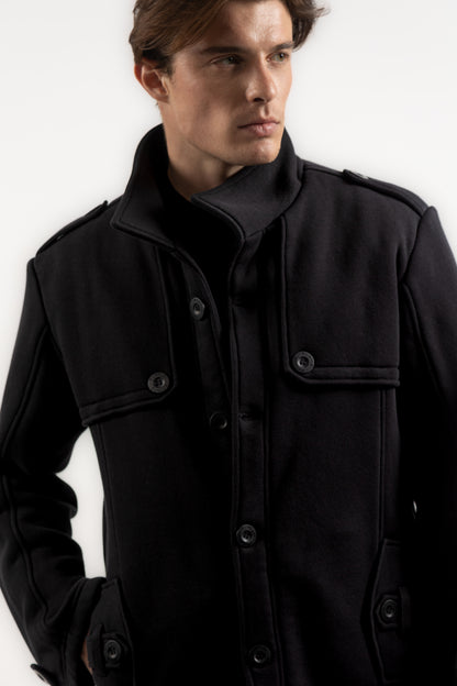 Trench Coat with Recycled Polyester