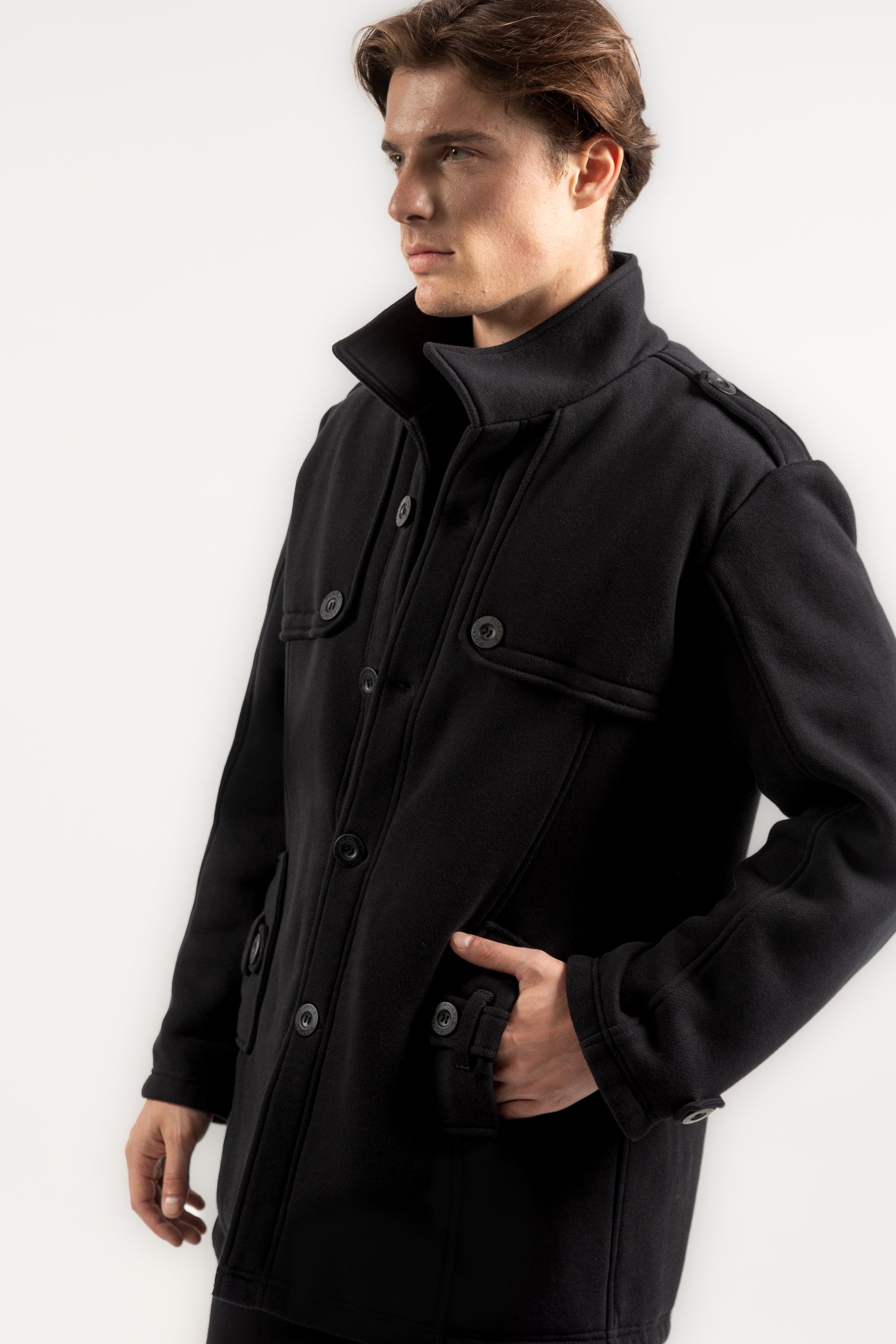 Trench Coat with Recycled Polyester